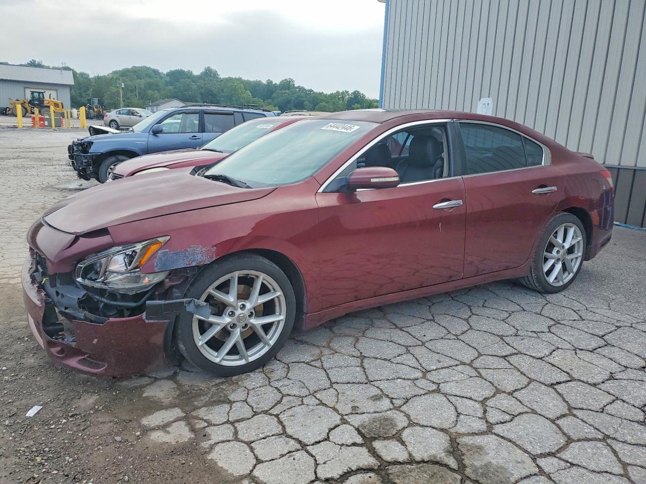 2009 Nissan Maxima 3.5 S Red vin: 1N4AA51E59C850152