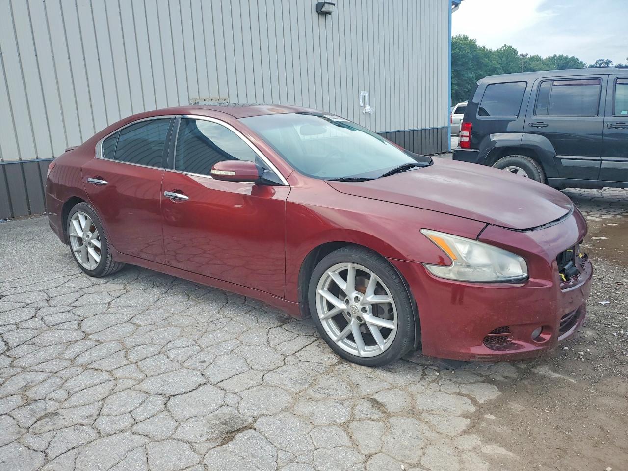 2009 Nissan Maxima 3.5 S Red vin: 1N4AA51E59C850152