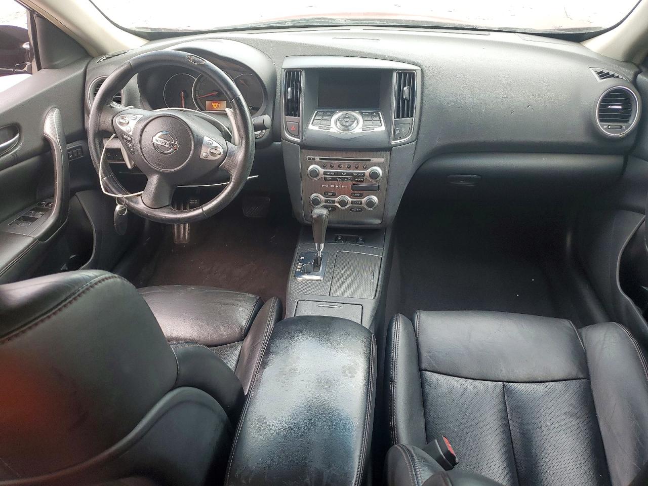 2009 Nissan Maxima 3.5 S Red vin: 1N4AA51E59C850152
