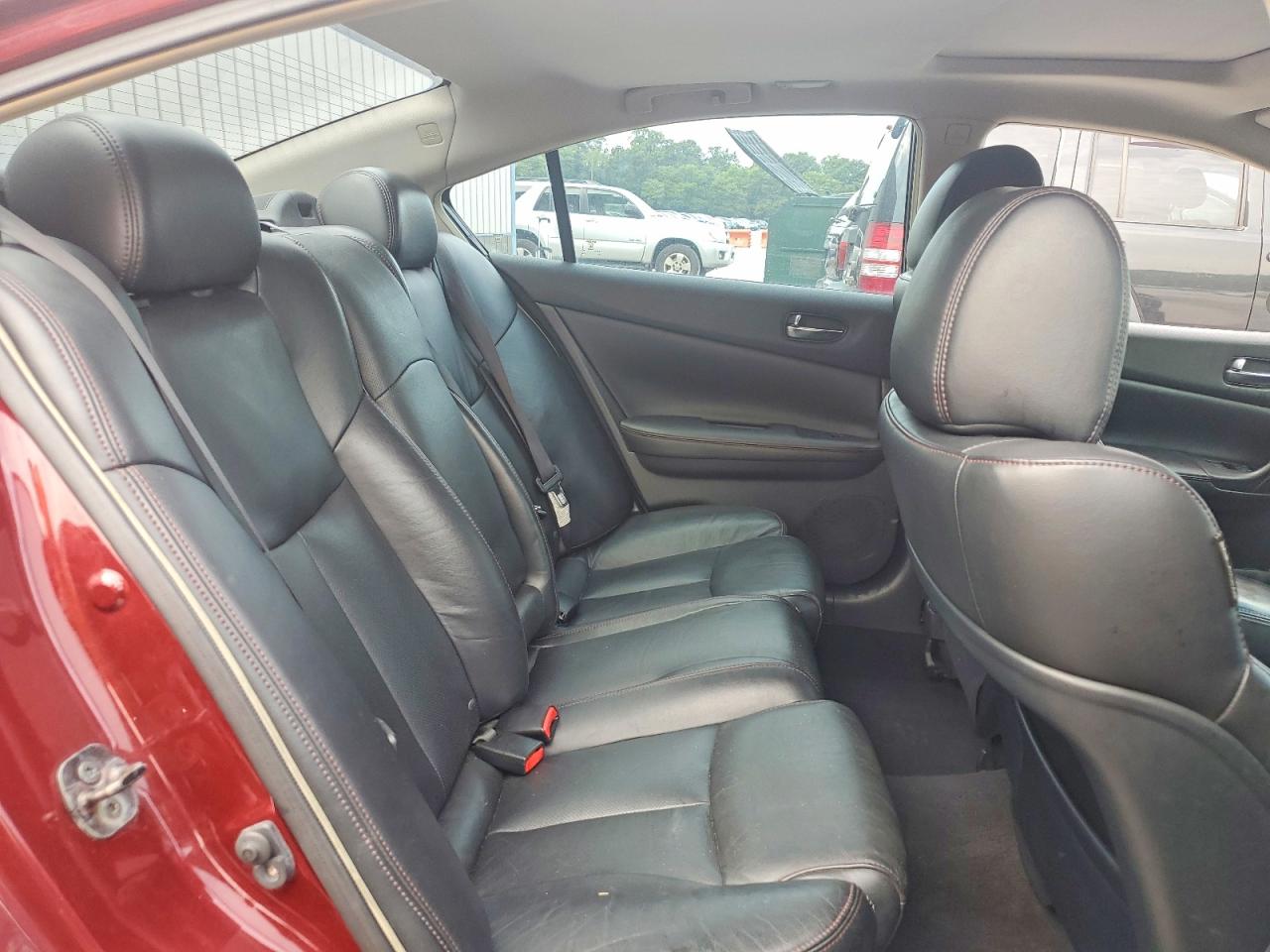 2009 Nissan Maxima 3.5 S Red vin: 1N4AA51E59C850152