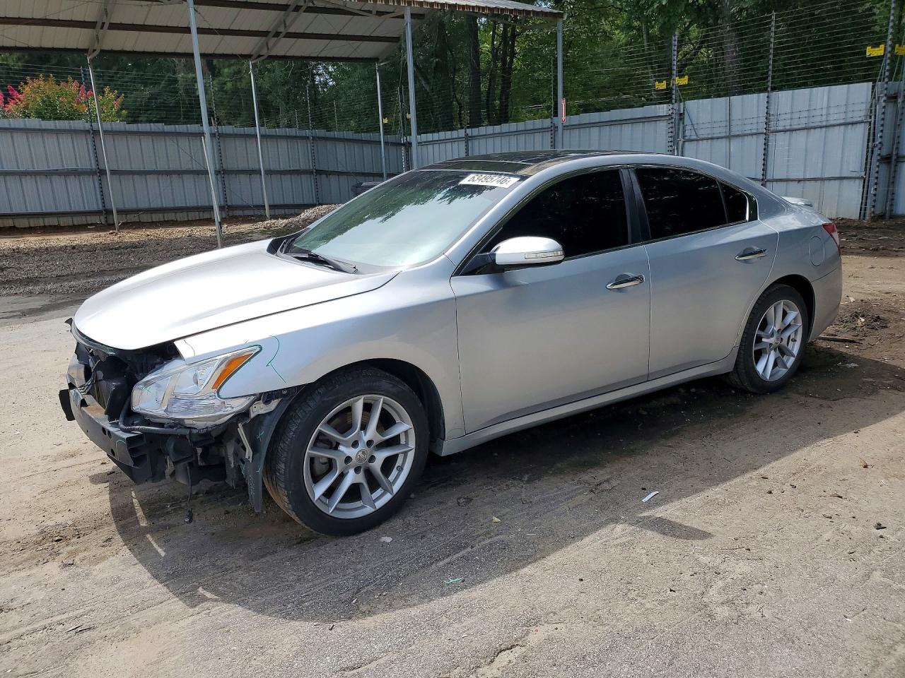 2009 Nissan Maxima 3.5 S Серебряный vin: 1N4AA51E69C800067