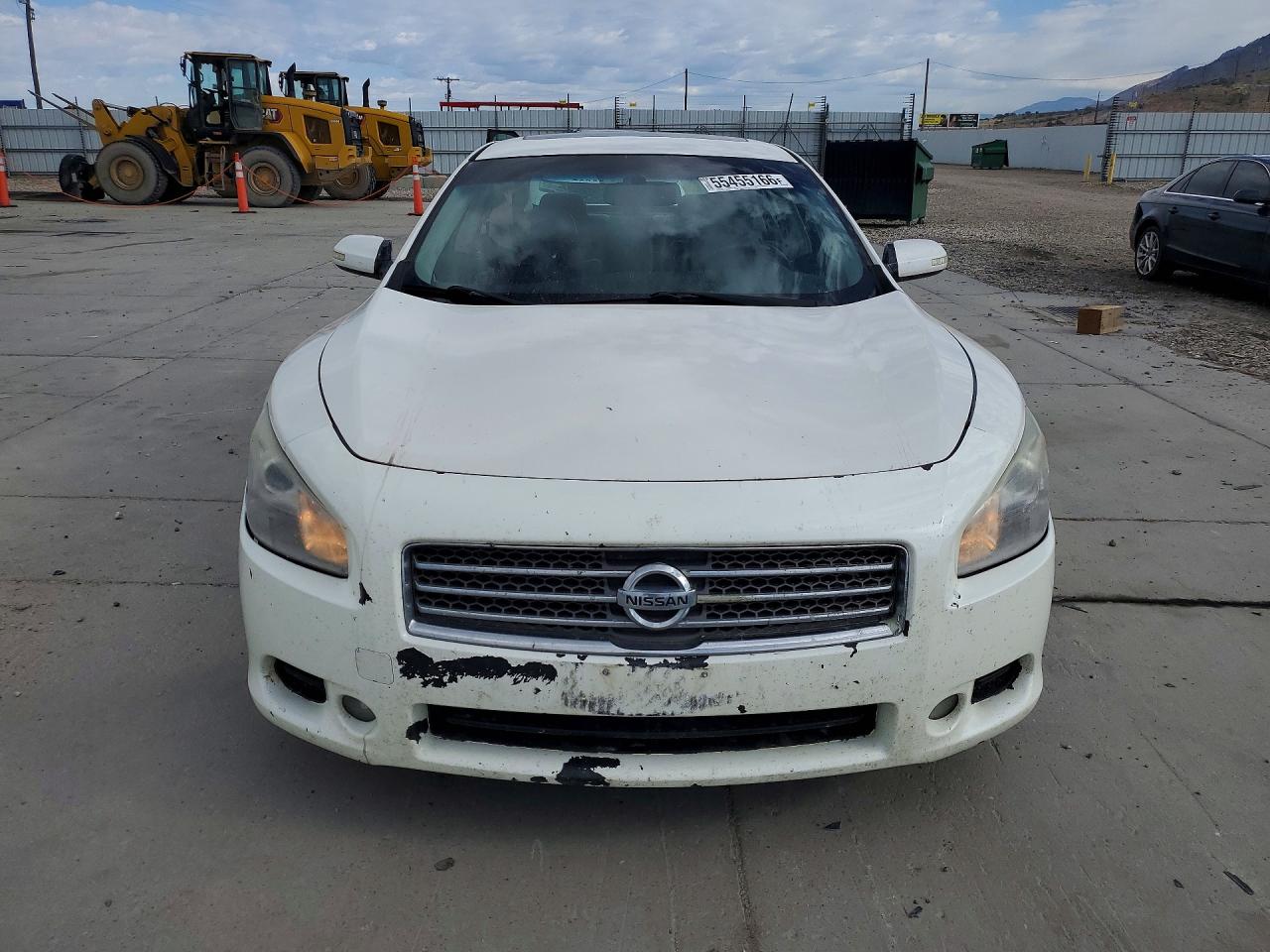 2009 Nissan Maxima Белый vin: 1N4AA51E69C807746