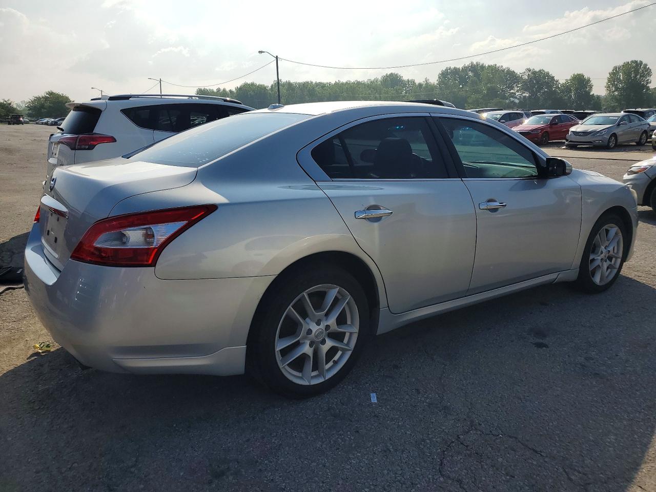 2009 Nissan Maxima 3.5 S Silver vin: 1N4AA51E69C836308