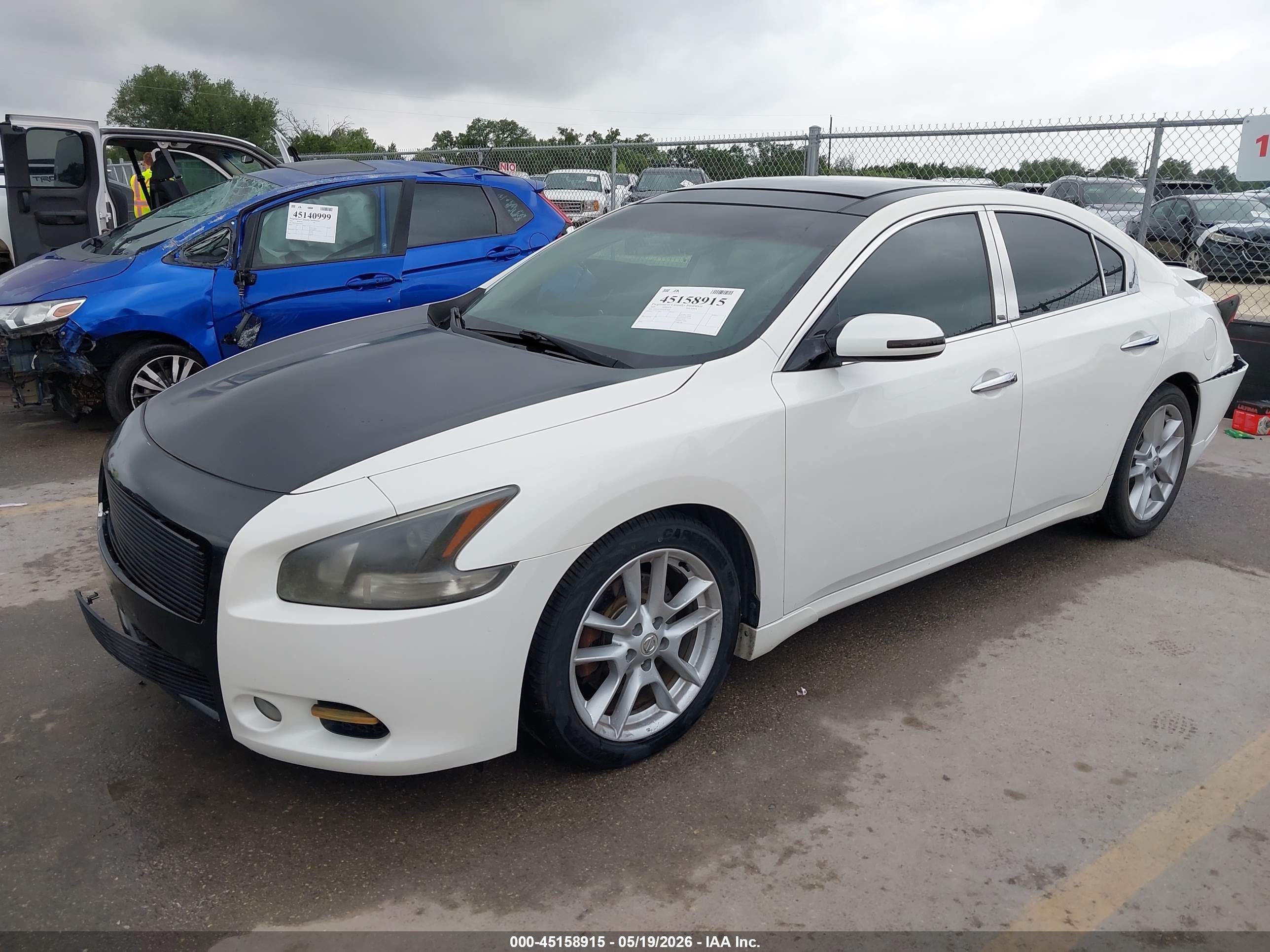 2009 Nissan Maxima 3.5 Sv Белый vin: 1N4AA51E69C837040