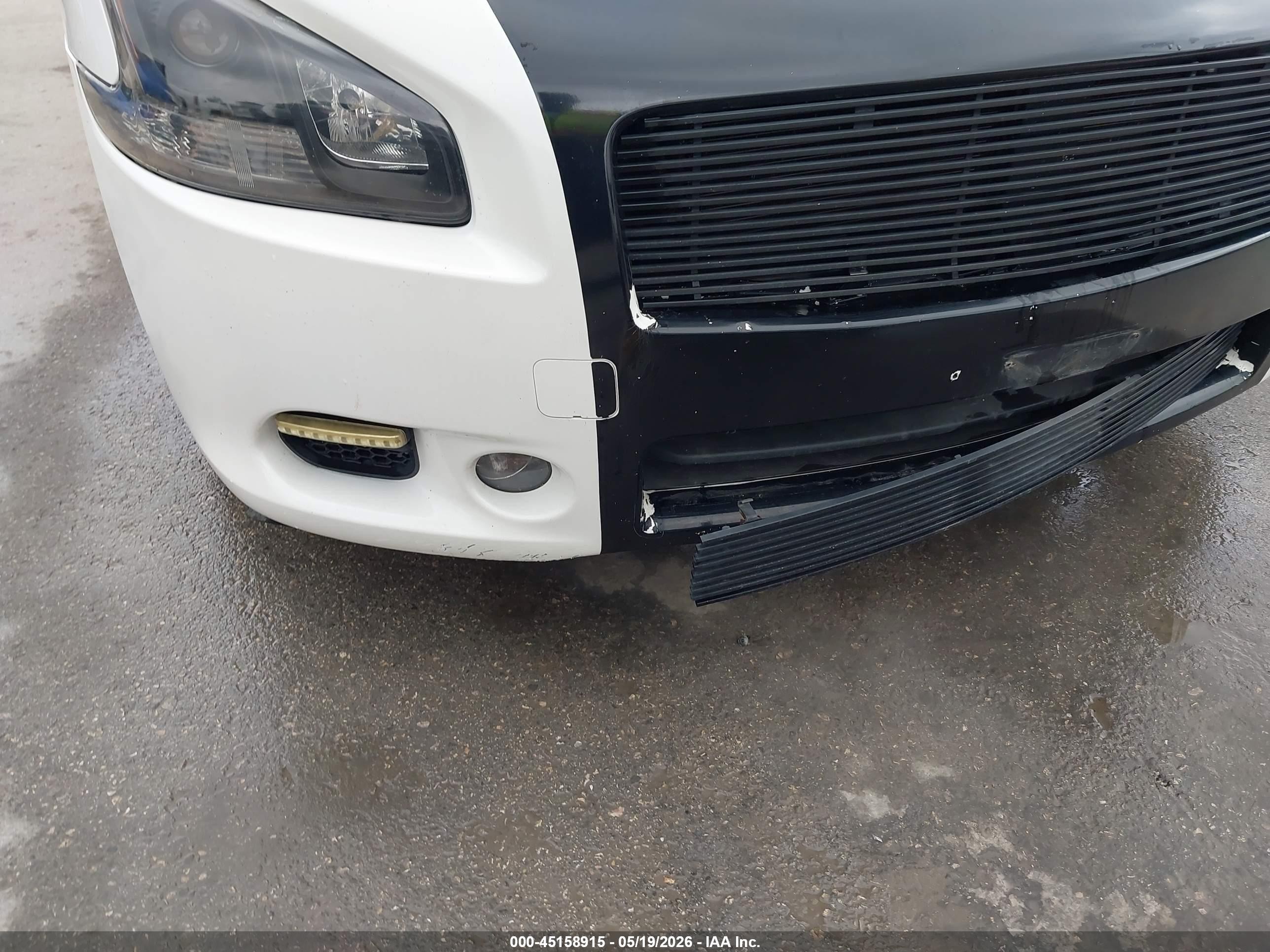 2009 Nissan Maxima 3.5 Sv Белый vin: 1N4AA51E69C837040