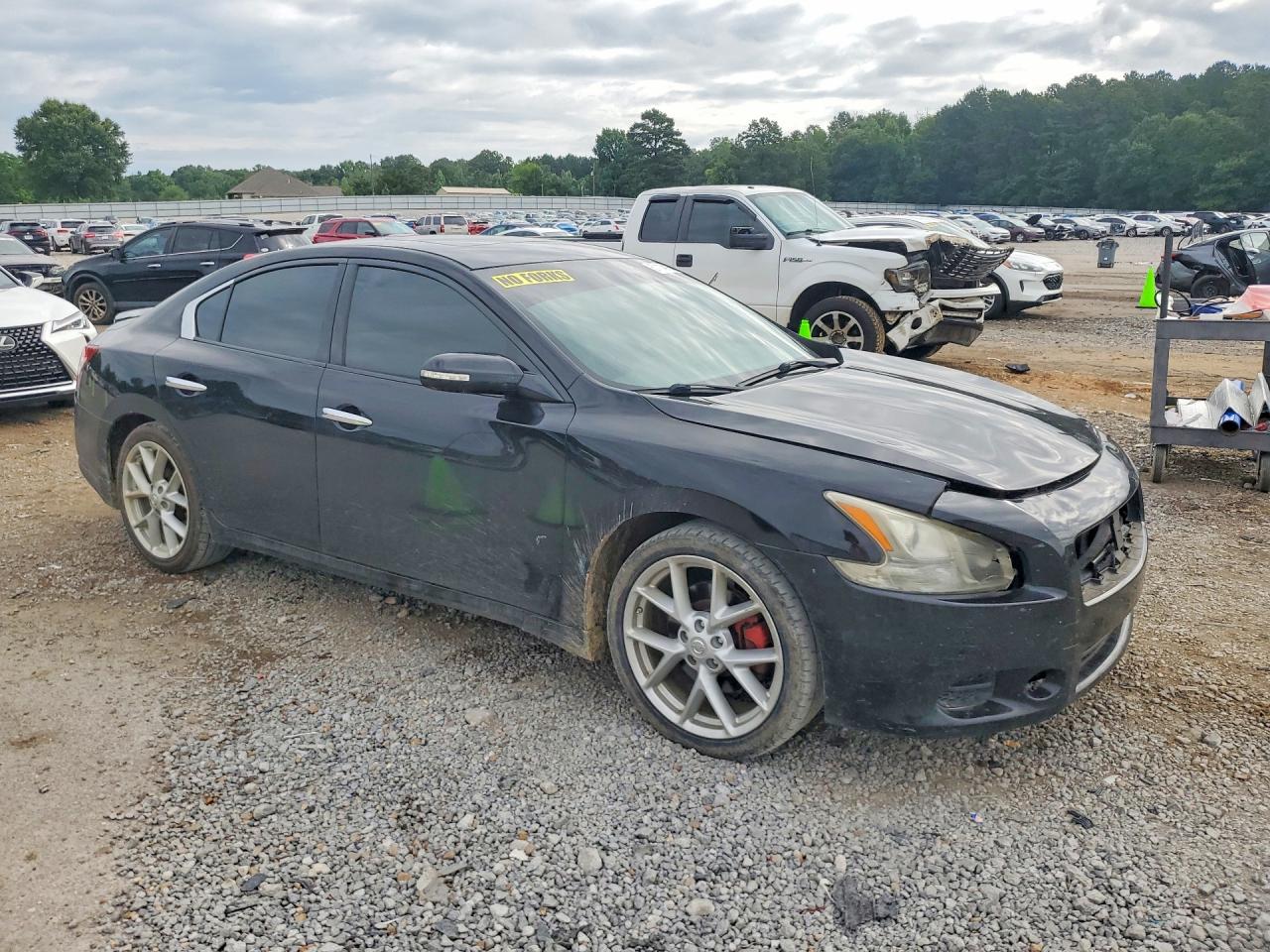 2009 Nissan Maxima 3.5 S Black vin: 1N4AA51E69C842349