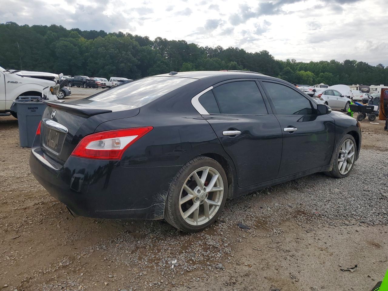 2009 Nissan Maxima 3.5 S Black vin: 1N4AA51E69C842349