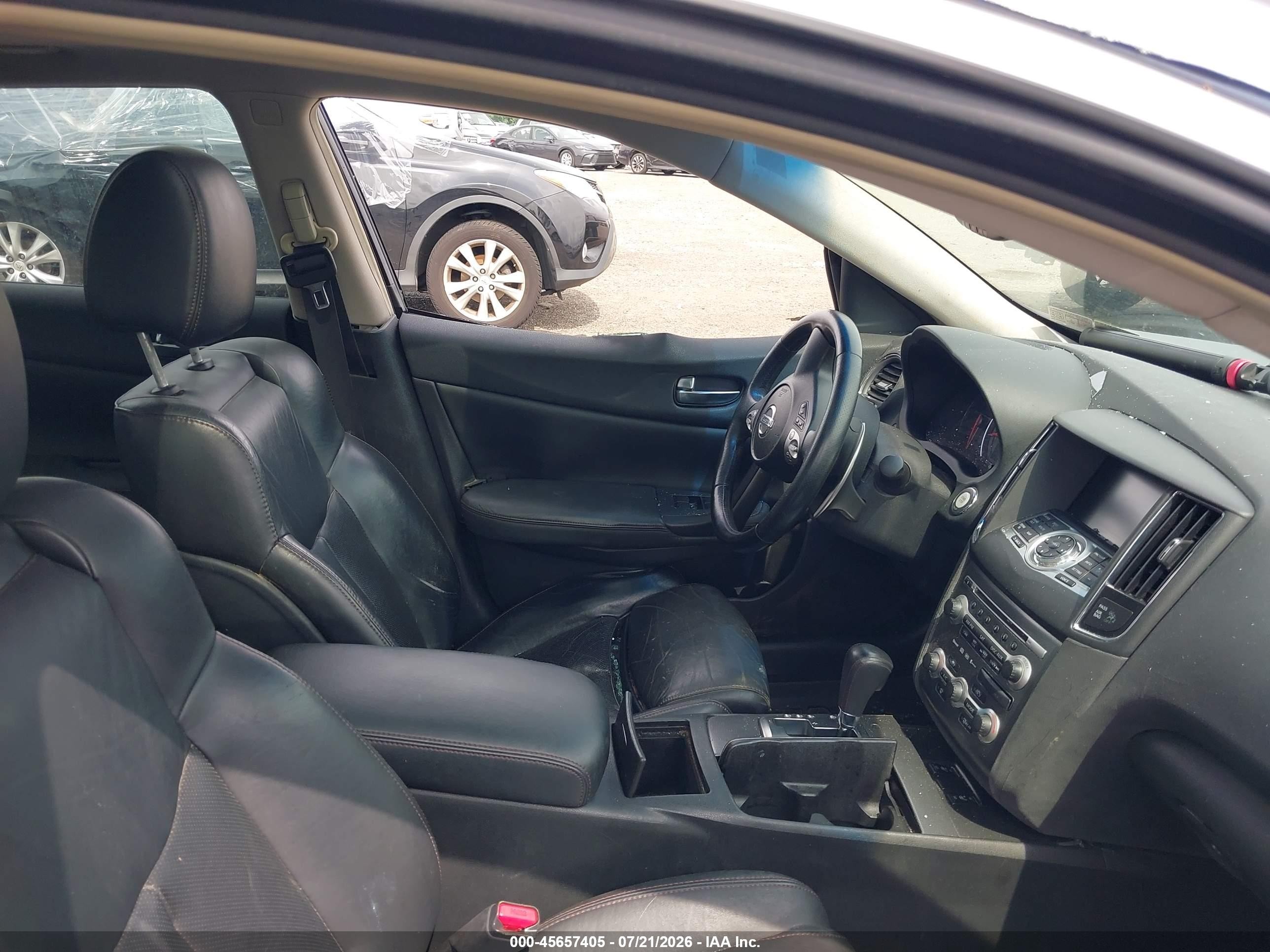 2009 Nissan Maxima 3.5 Sv Navy vin: 1N4AA51E69C851228