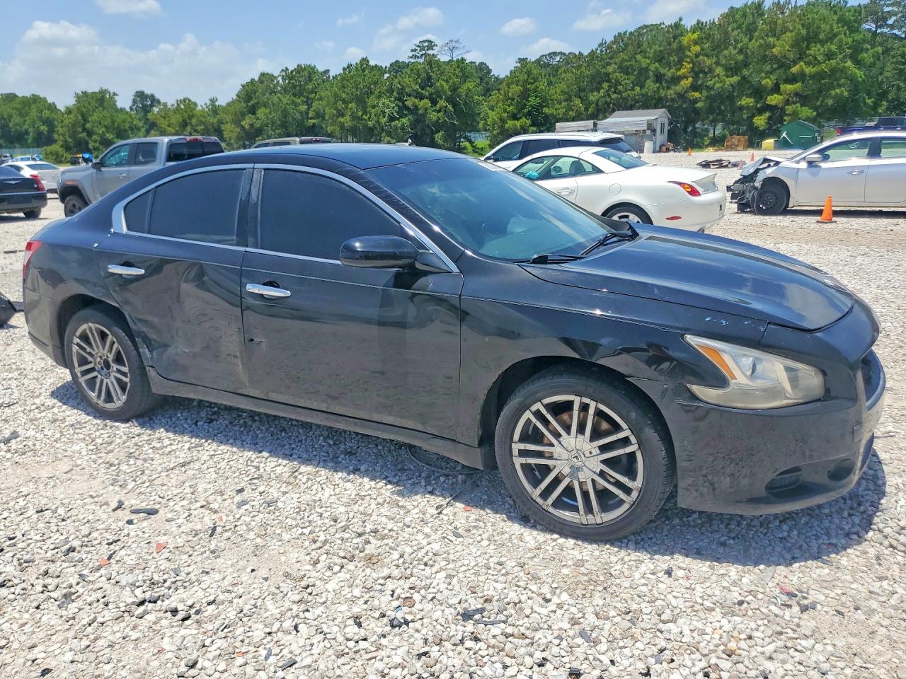 2009 Nissan Maxima S Черный vin: 1N4AA51E69C856493