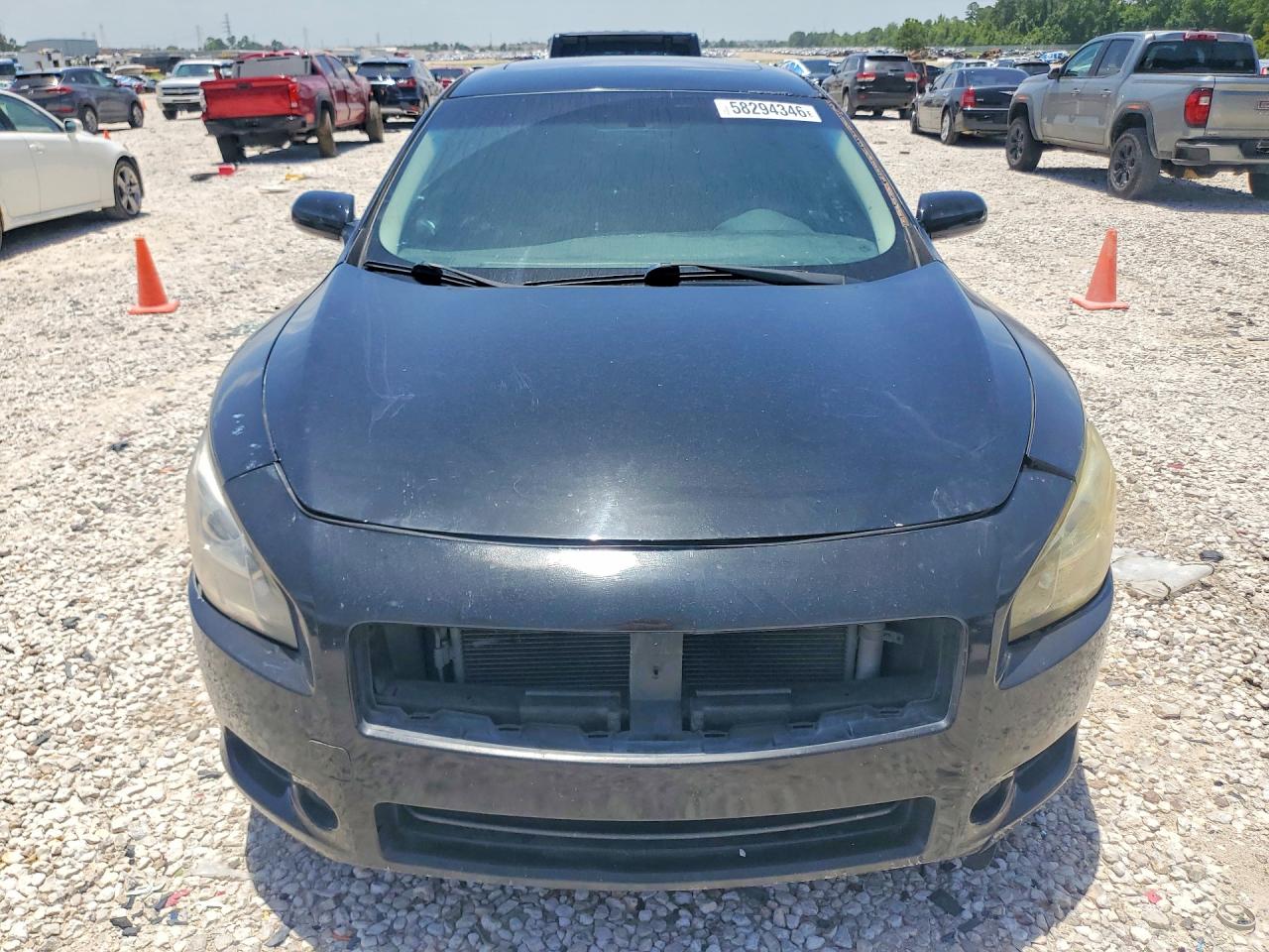2009 Nissan Maxima S Черный vin: 1N4AA51E69C856493