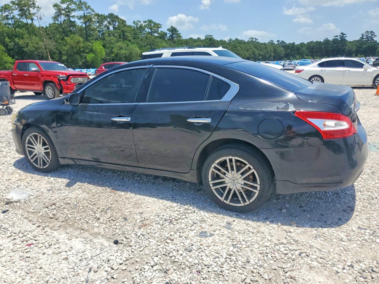 2009 Nissan Maxima S Черный vin: 1N4AA51E69C856493