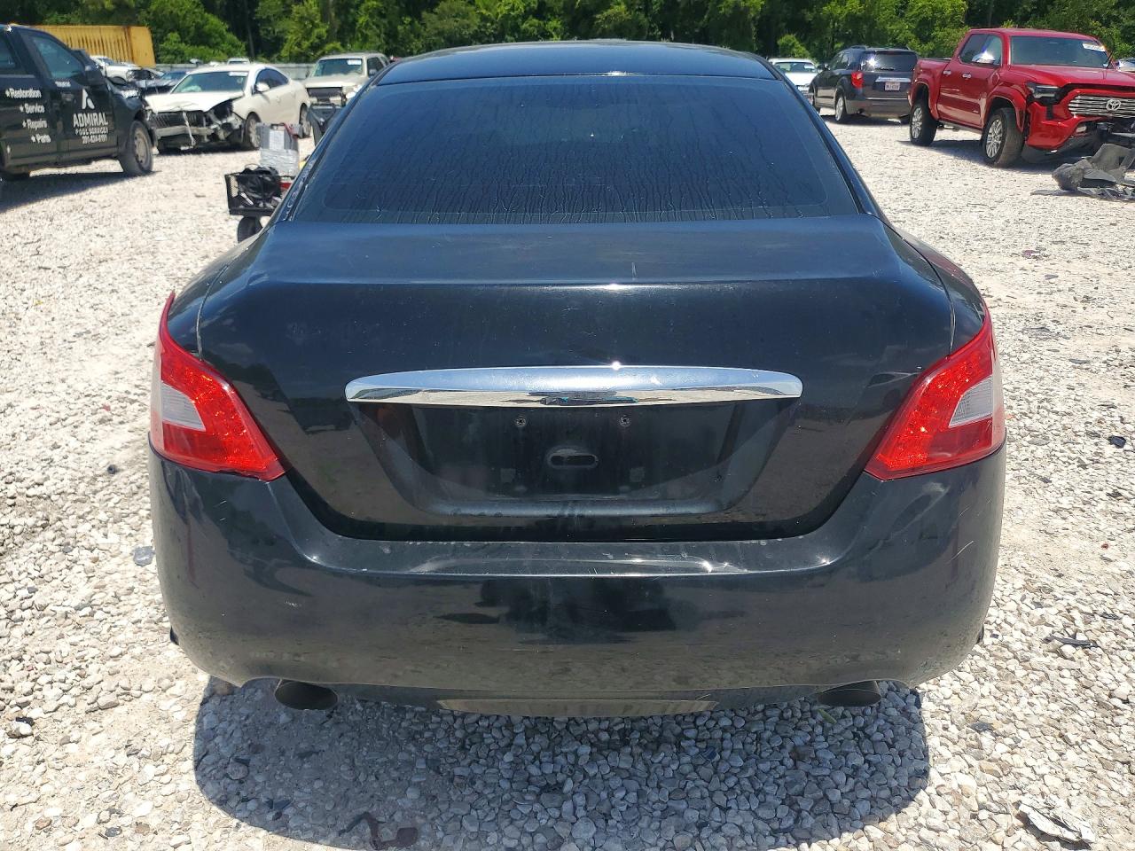 2009 Nissan Maxima S Черный vin: 1N4AA51E69C856493