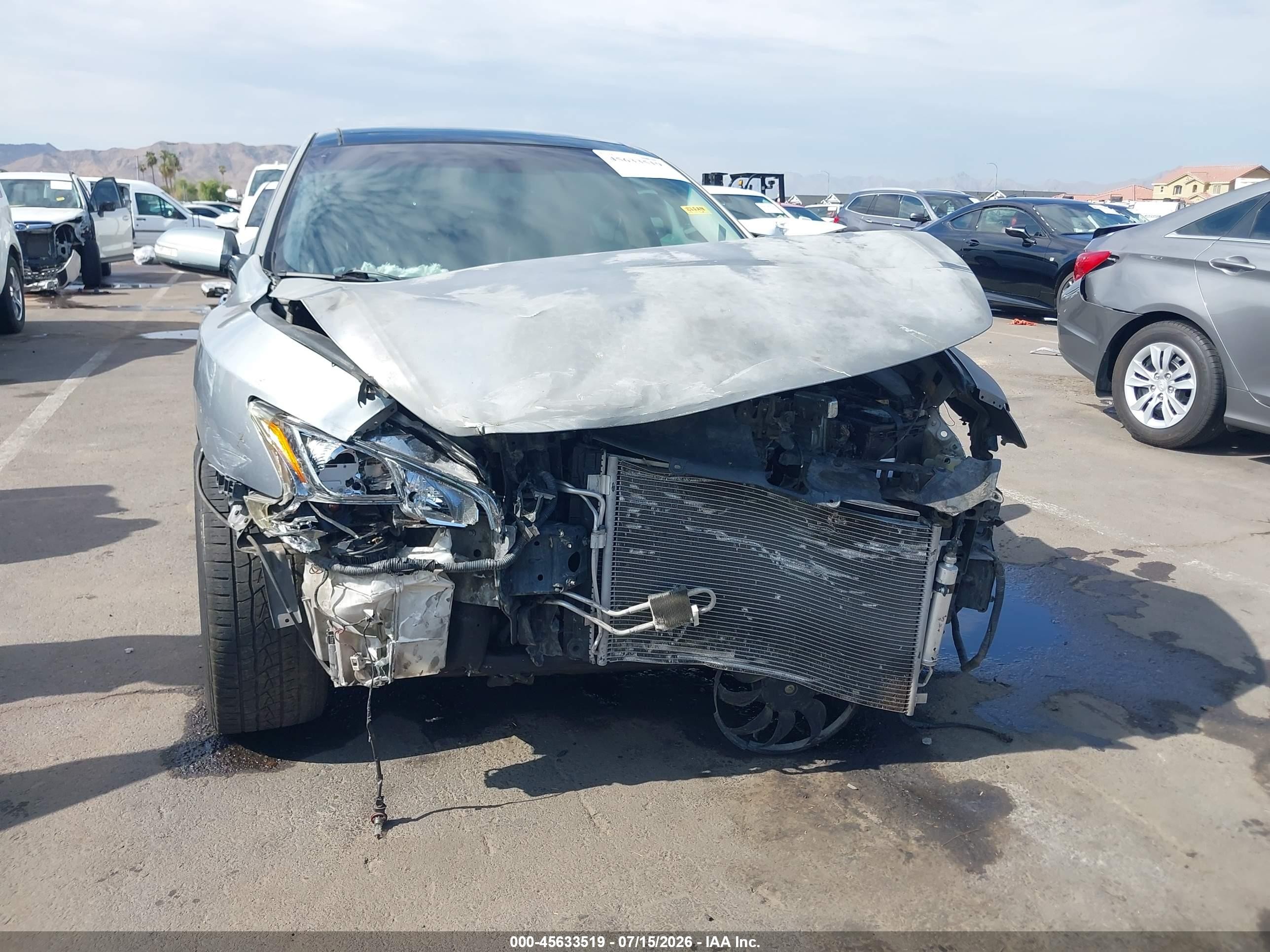 2009 Nissan Maxima 3.5 Sv Gray vin: 1N4AA51E69C859006