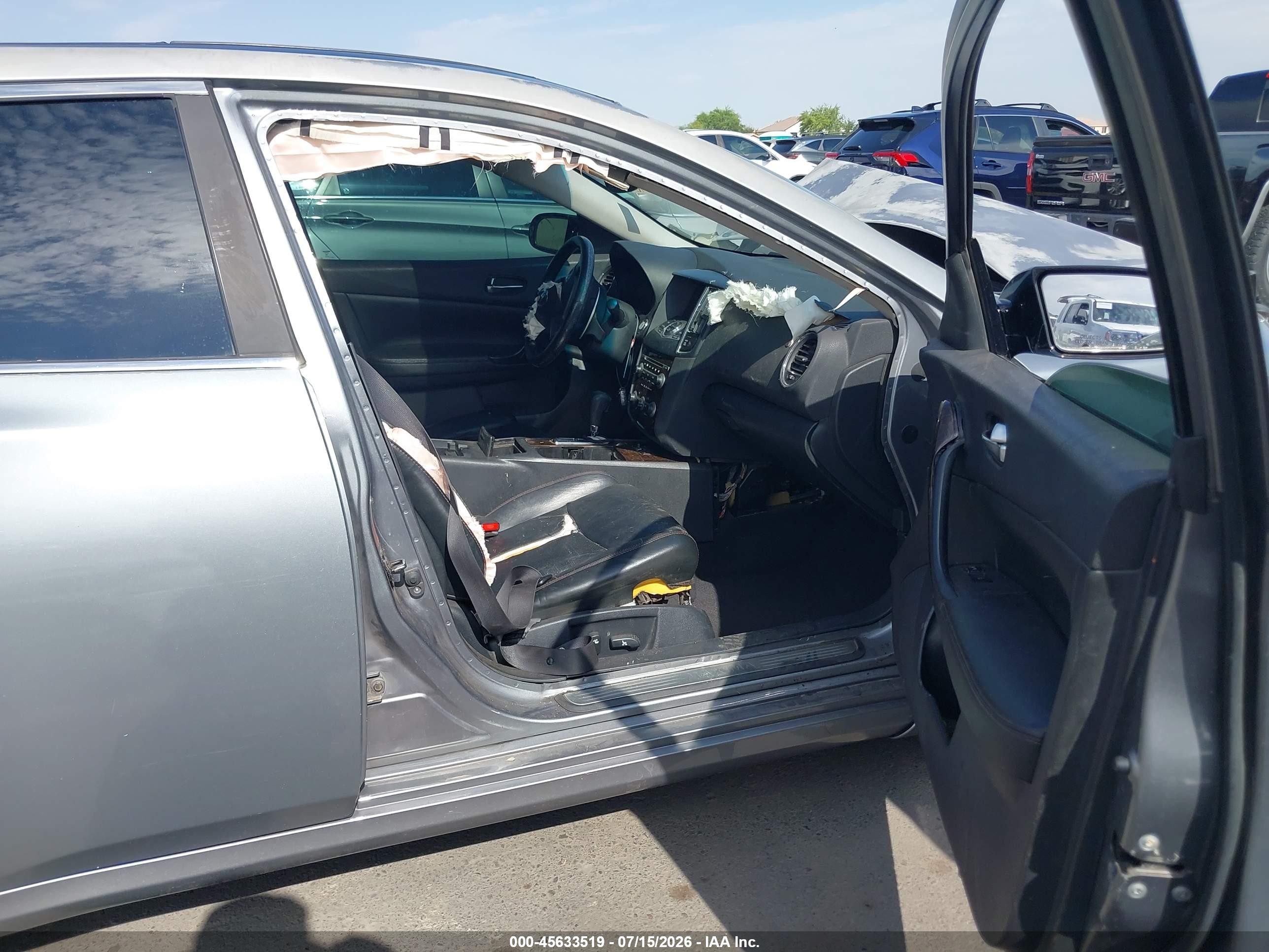2009 Nissan Maxima 3.5 Sv Gray vin: 1N4AA51E69C859006