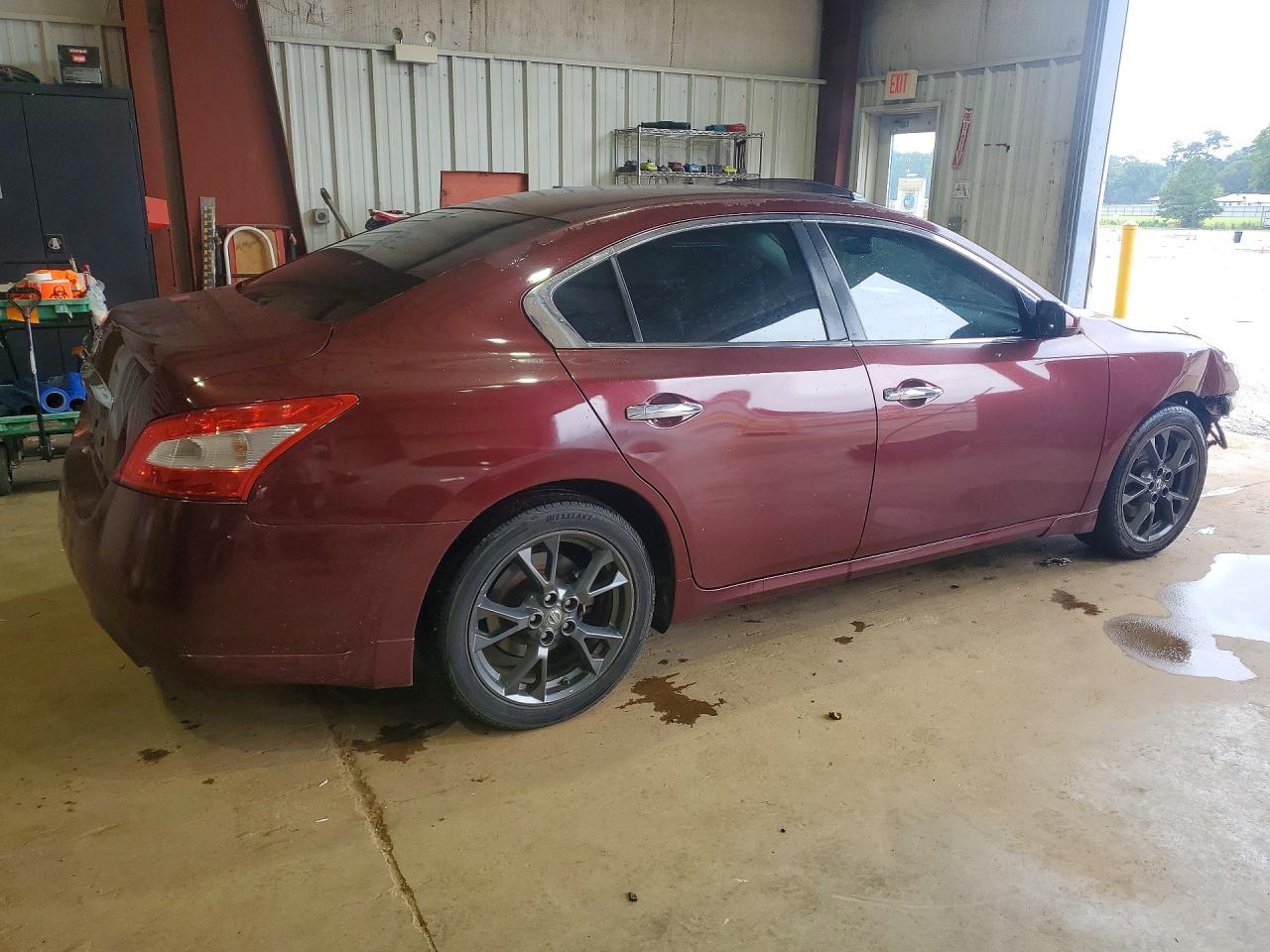 2009 Nissan Maxima 3.5 S Maroon vin: 1N4AA51E79C836530