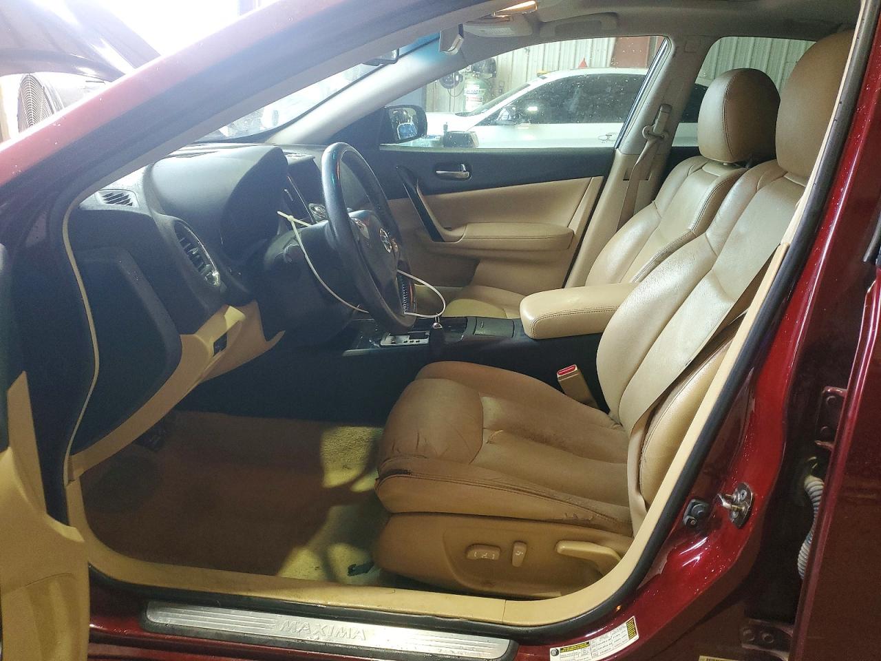 2009 Nissan Maxima 3.5 S Maroon vin: 1N4AA51E79C836530