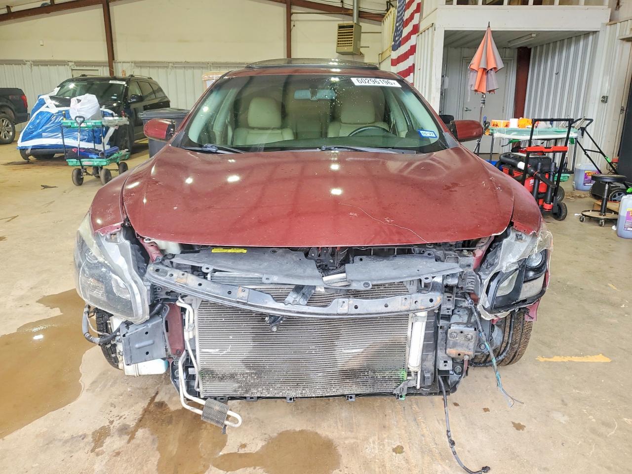 2009 Nissan Maxima 3.5 S Maroon vin: 1N4AA51E79C836530