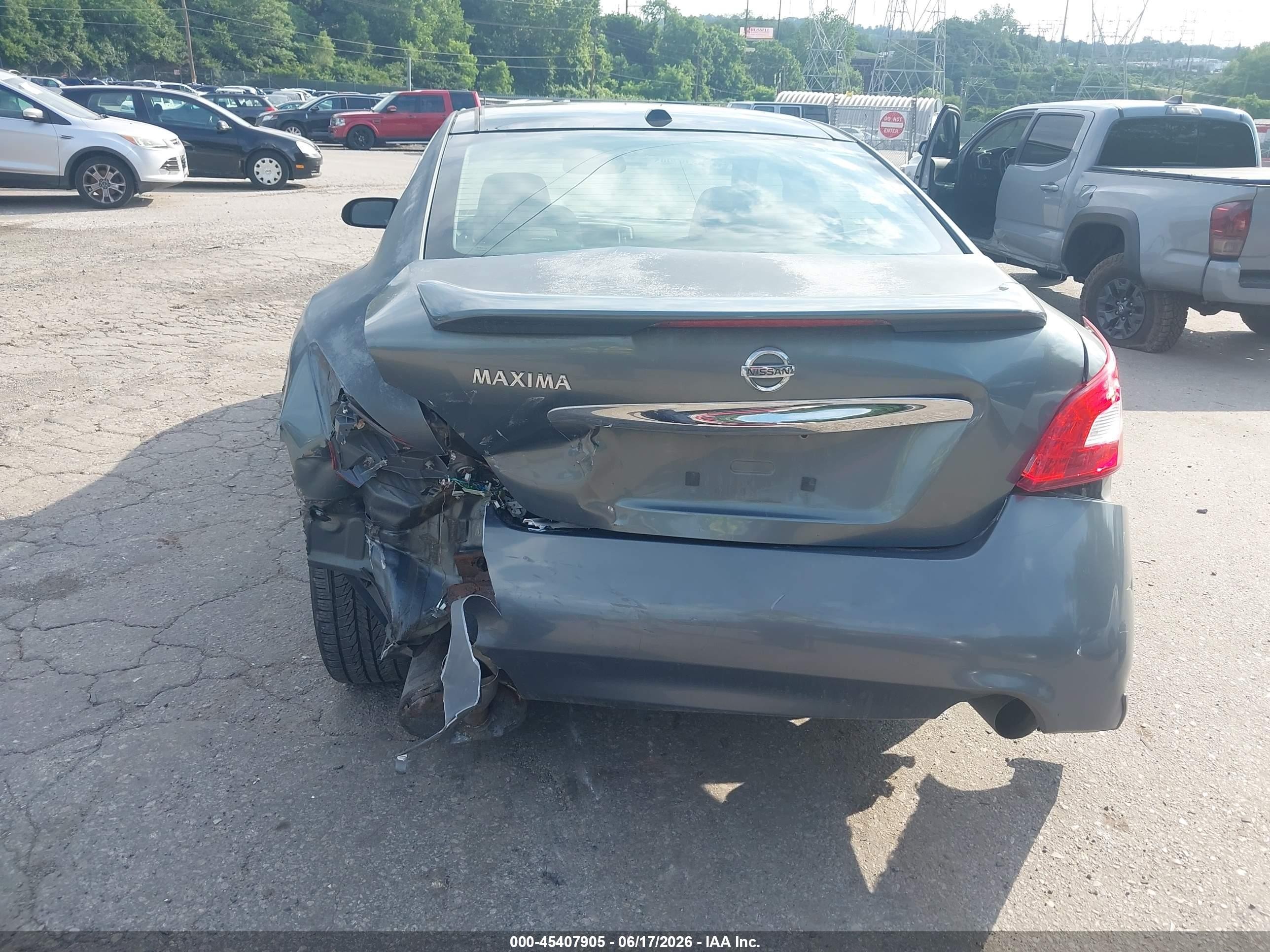 2009 Nissan Maxima 3.5 Sv Light Blue vin: 1N4AA51E79C854817