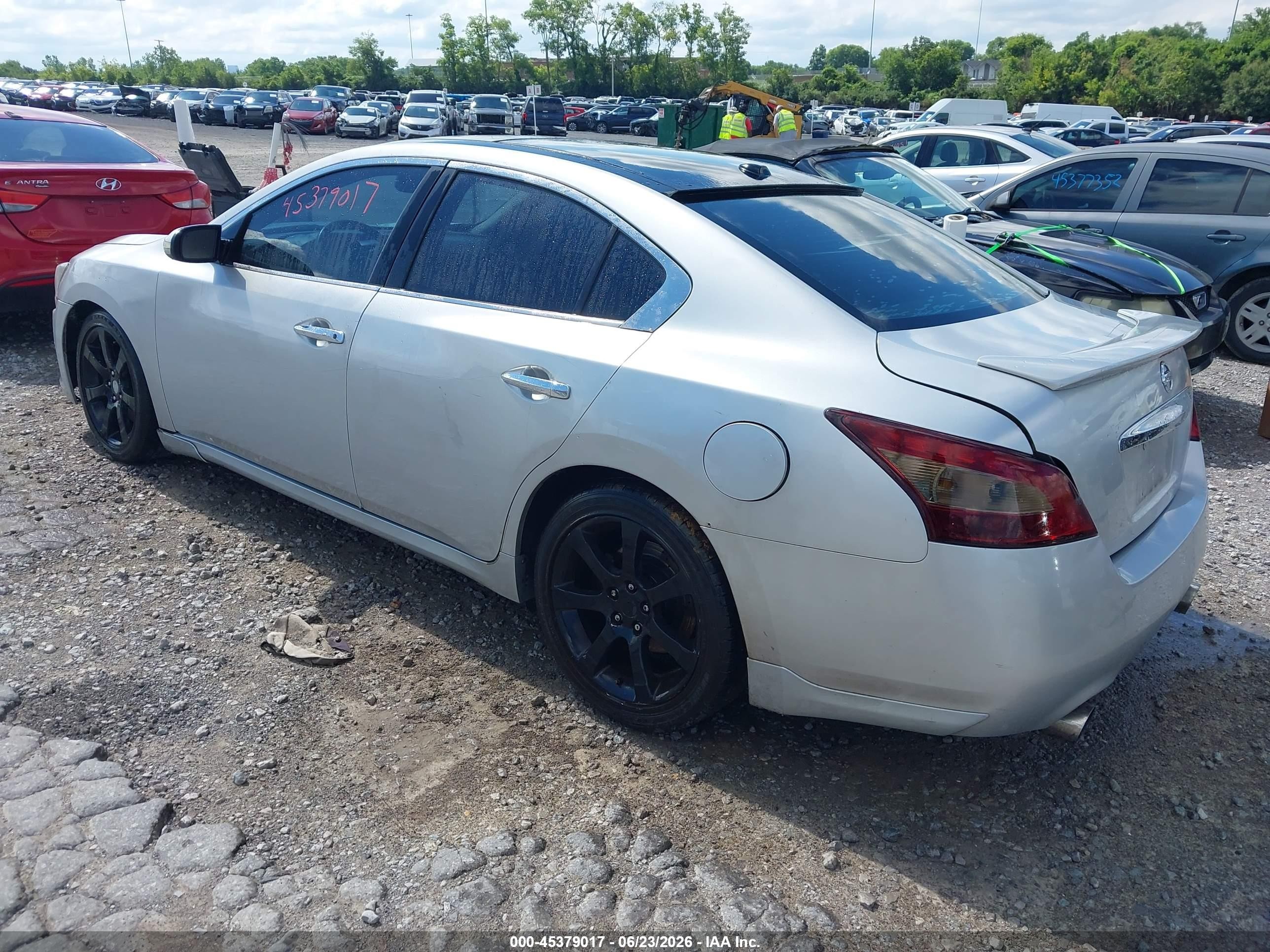 2009 Nissan Maxima 3.5 Sv Silver vin: 1N4AA51E79C859225