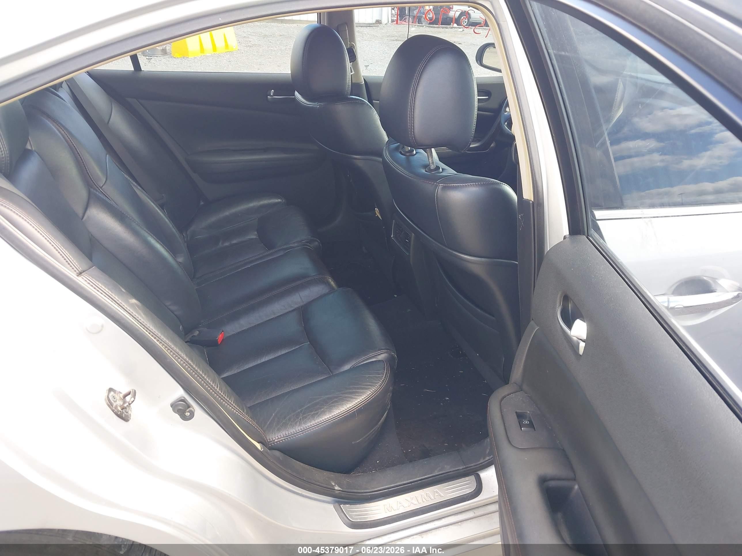 2009 Nissan Maxima 3.5 Sv Silver vin: 1N4AA51E79C859225