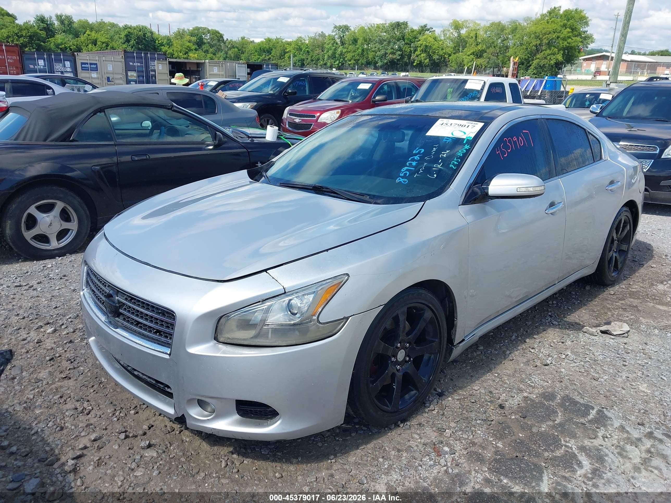 2009 Nissan Maxima 3.5 Sv Silver vin: 1N4AA51E79C859225