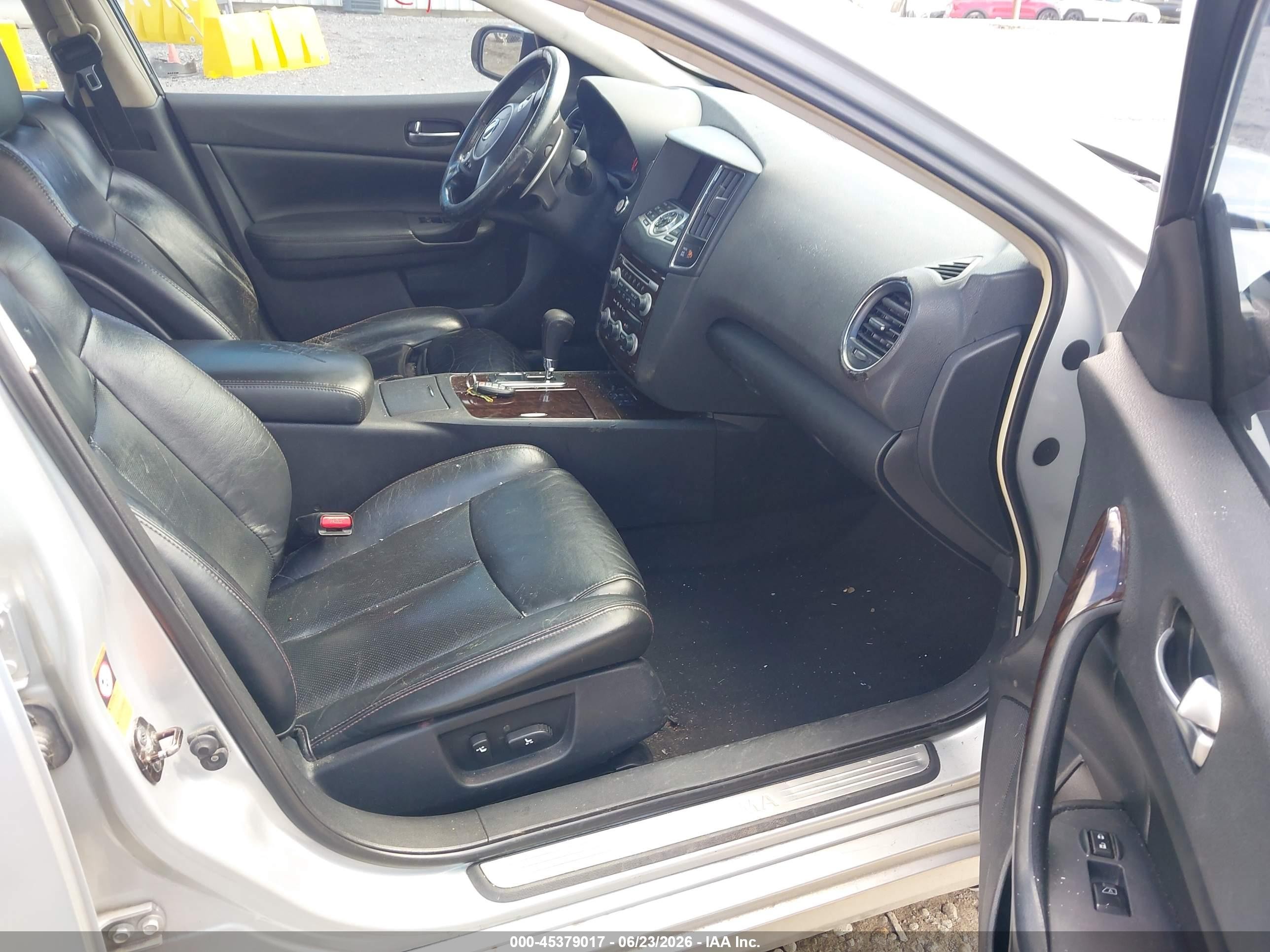 2009 Nissan Maxima 3.5 Sv Silver vin: 1N4AA51E79C859225