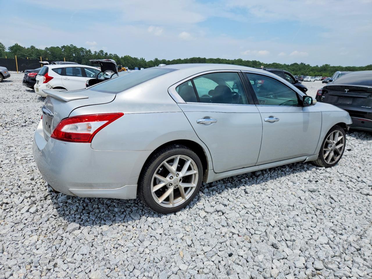 2009 Nissan Maxima 3.5 S Silver vin: 1N4AA51E89C801723
