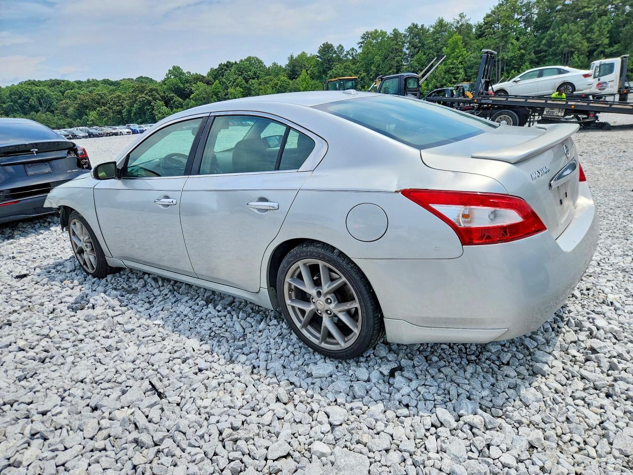 2009 Nissan Maxima 3.5 S Silver vin: 1N4AA51E89C801723