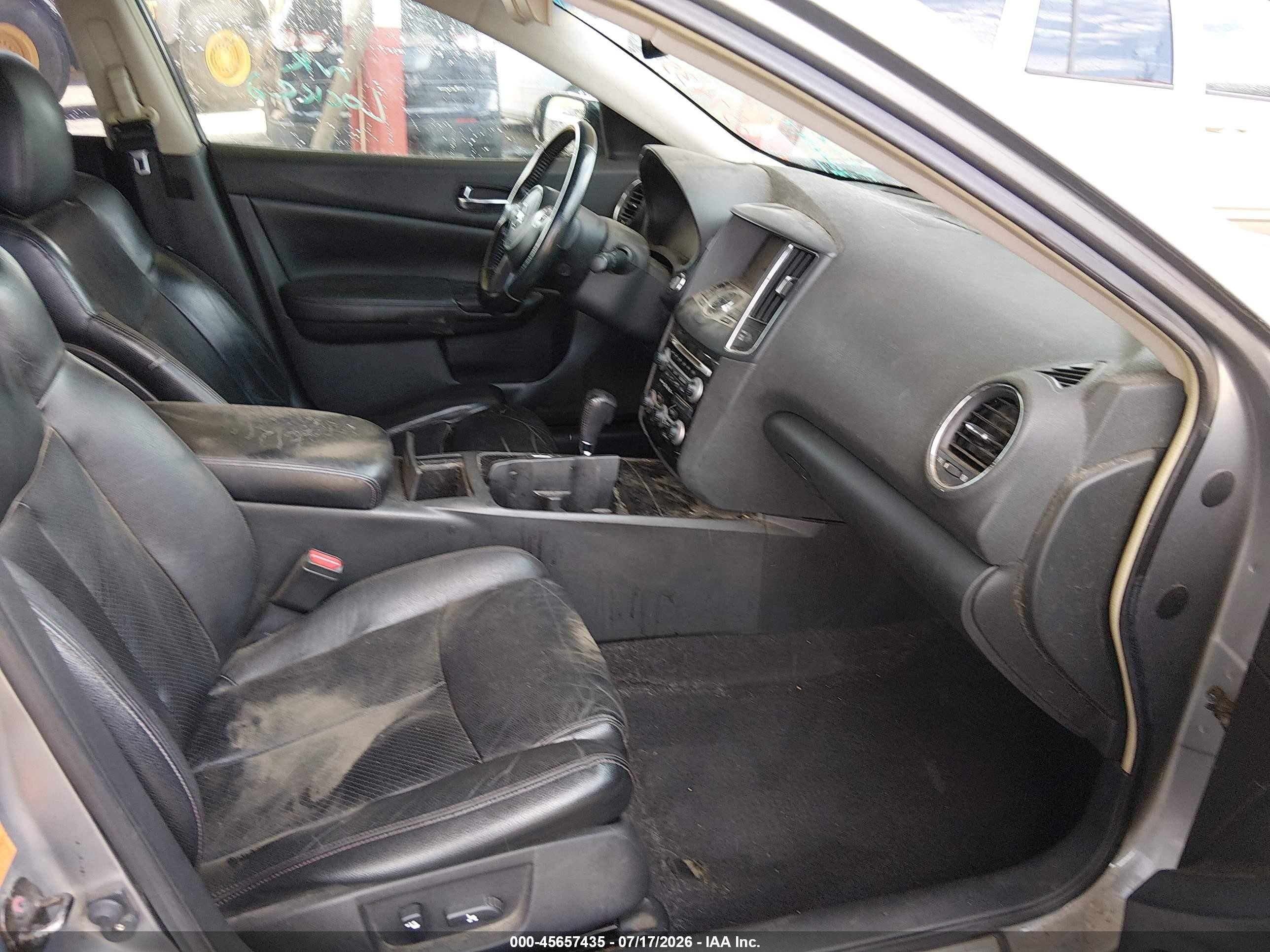 2009 Nissan Maxima 3.5 Sv Gray vin: 1N4AA51E89C802693