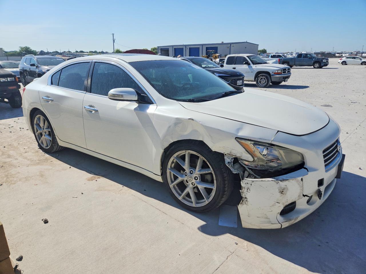 2009 Nissan Maxima Белый vin: 1N4AA51E89C804802