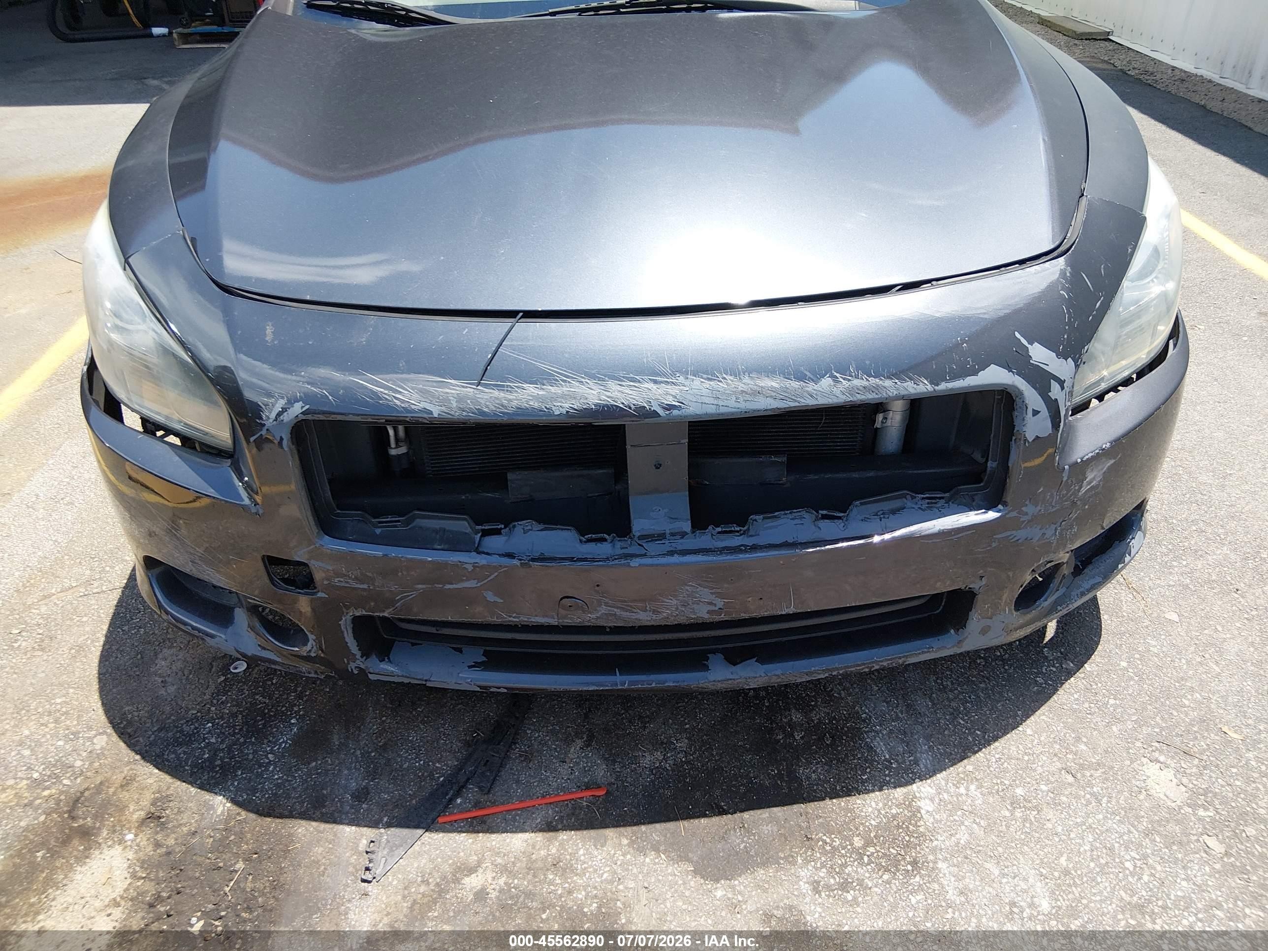 2009 Nissan Maxima 3.5 Sv Gray vin: 1N4AA51E89C806484