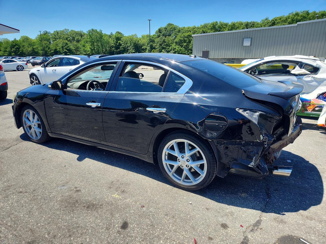 2009 Nissan Maxima 3.5 S Black vin: 1N4AA51E89C809403