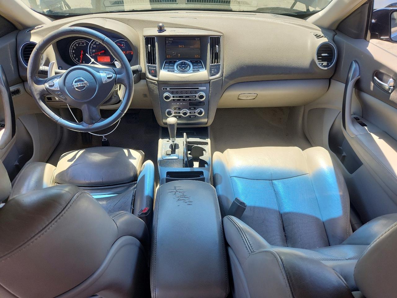 2009 Nissan Maxima 3.5 S Black vin: 1N4AA51E89C809403