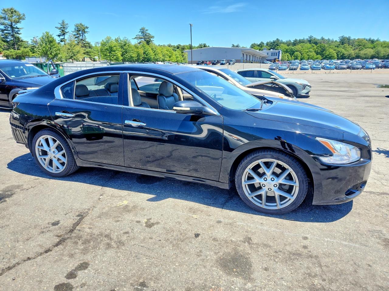 2009 Nissan Maxima 3.5 S Black vin: 1N4AA51E89C809403