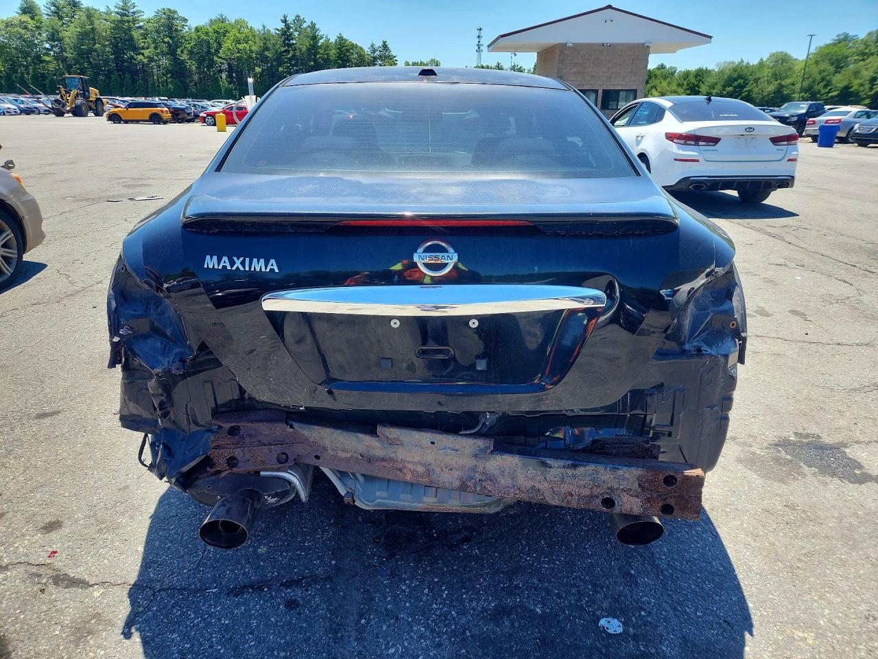 2009 Nissan Maxima 3.5 S Black vin: 1N4AA51E89C809403