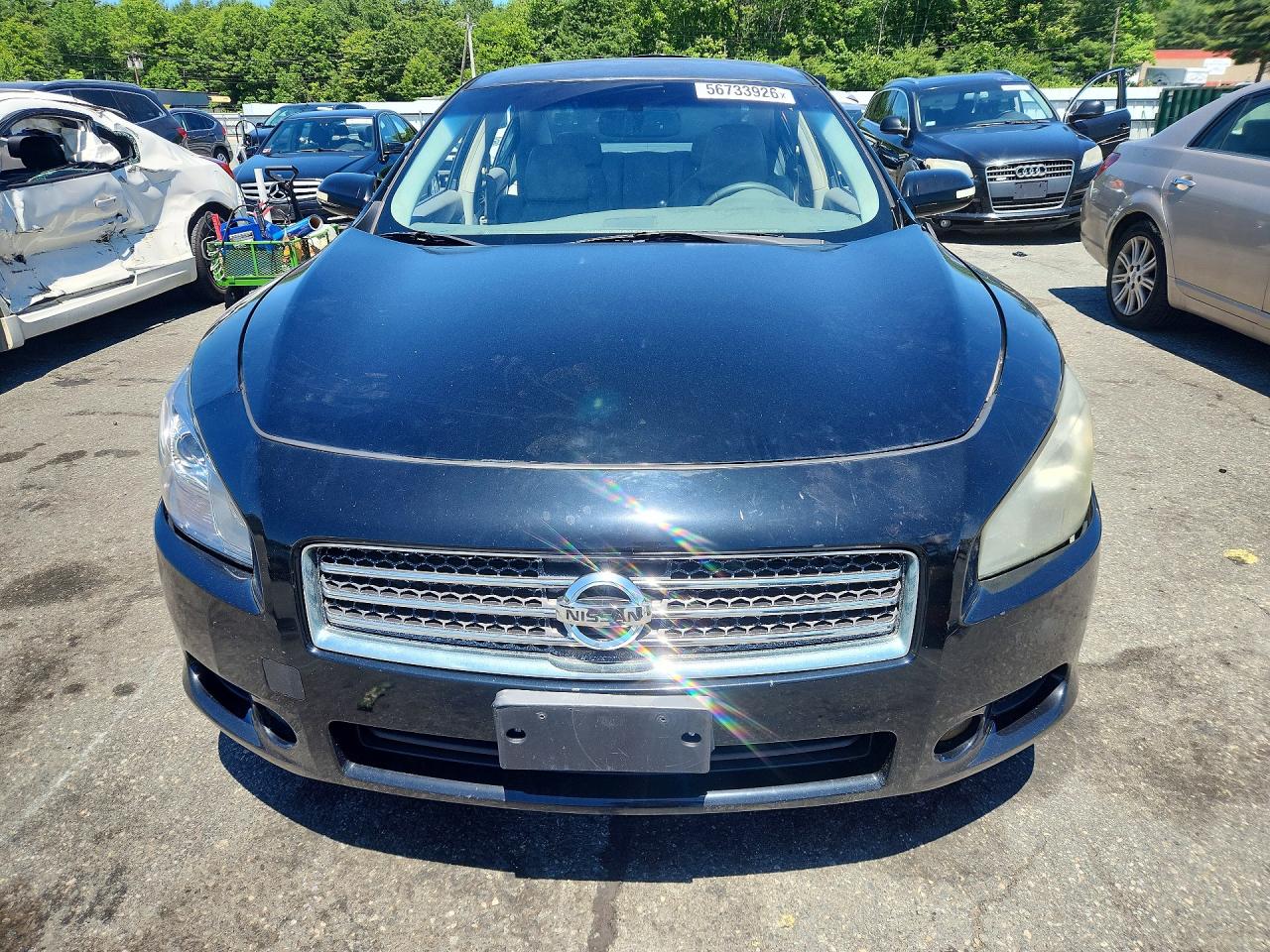 2009 Nissan Maxima 3.5 S Black vin: 1N4AA51E89C809403
