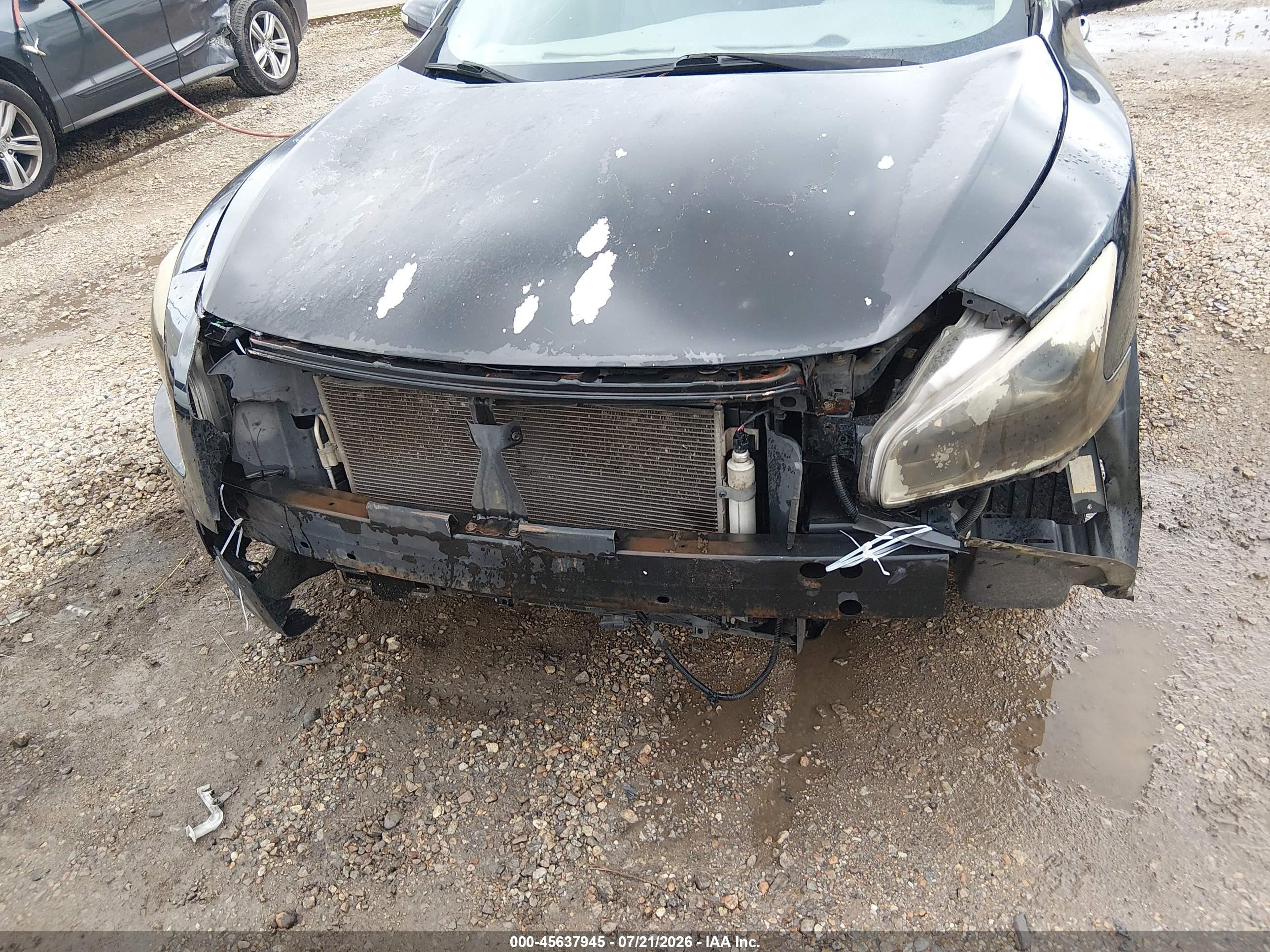 2009 Nissan Maxima 3.5 Sv Черный vin: 1N4AA51E89C811541