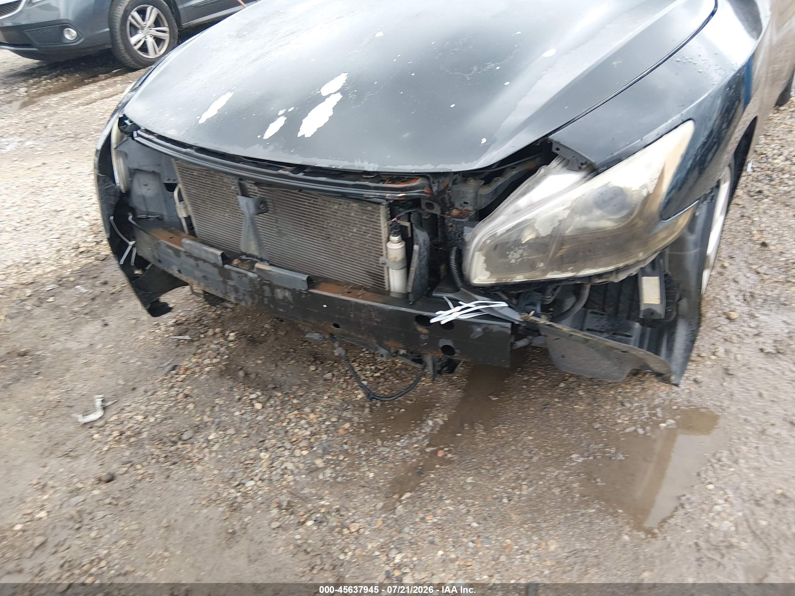 2009 Nissan Maxima 3.5 Sv Черный vin: 1N4AA51E89C811541
