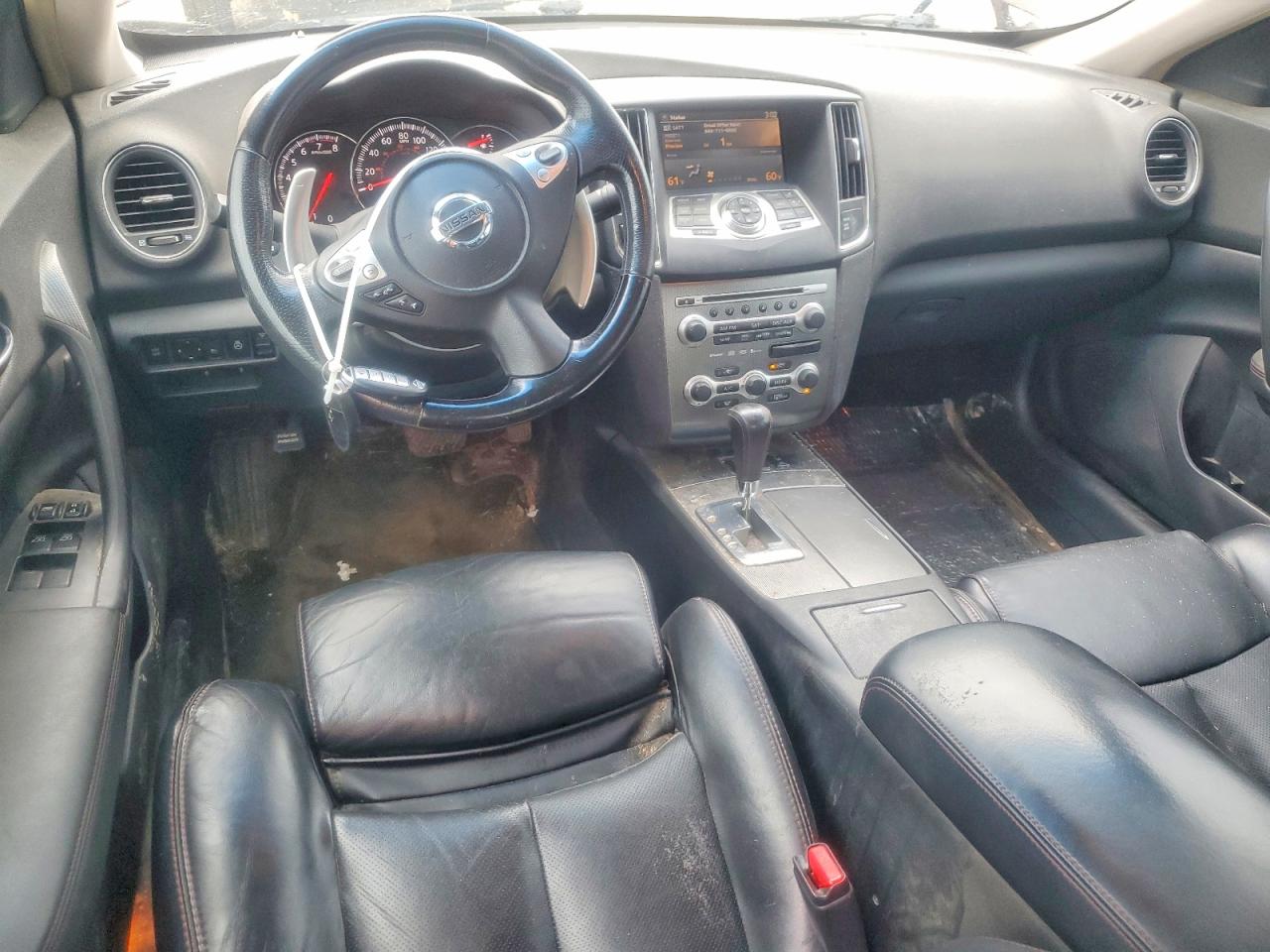 2009 Nissan Maxima 3.5 S Red vin: 1N4AA51E89C814987