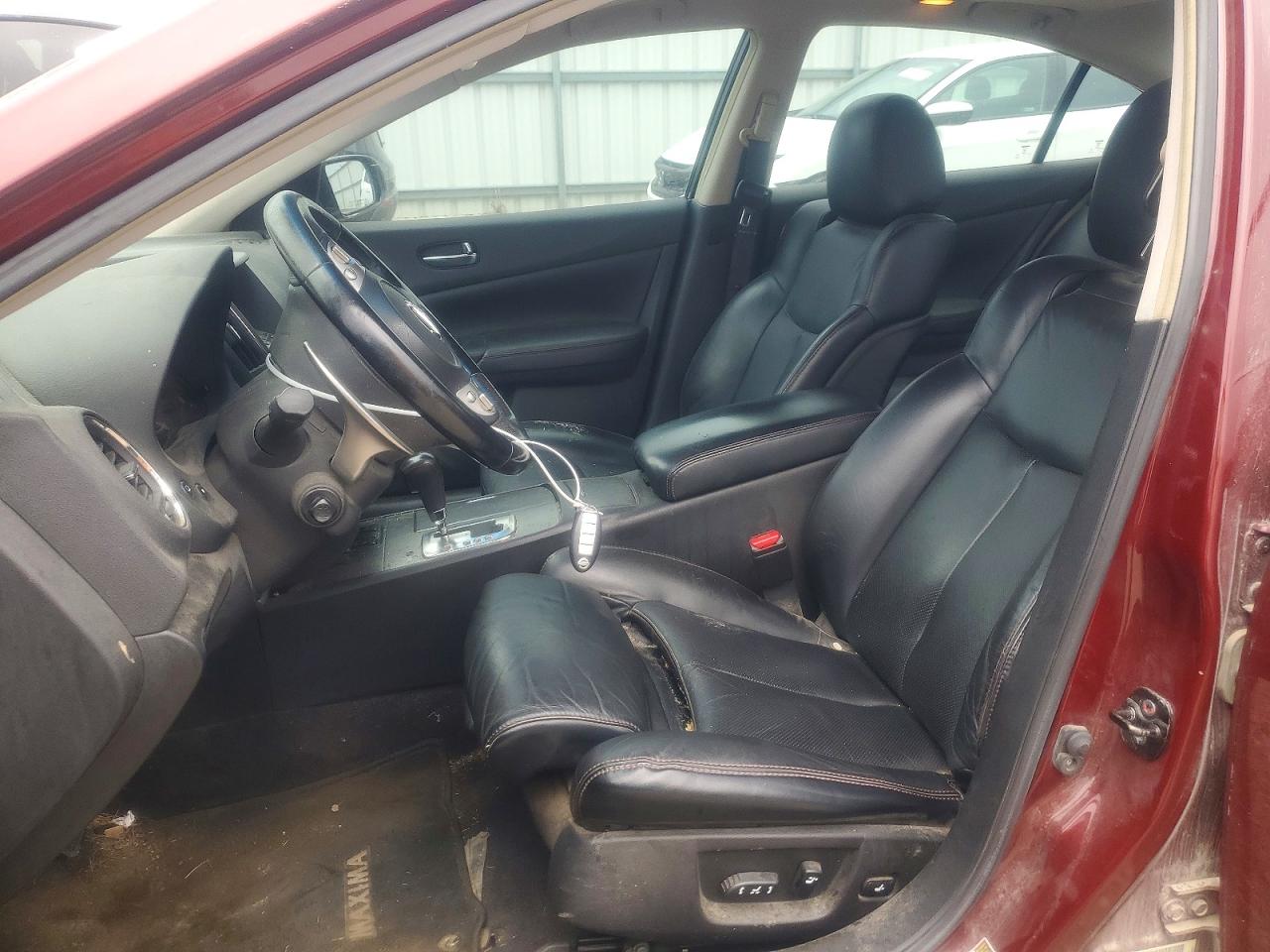 2009 Nissan Maxima 3.5 S Red vin: 1N4AA51E89C814987
