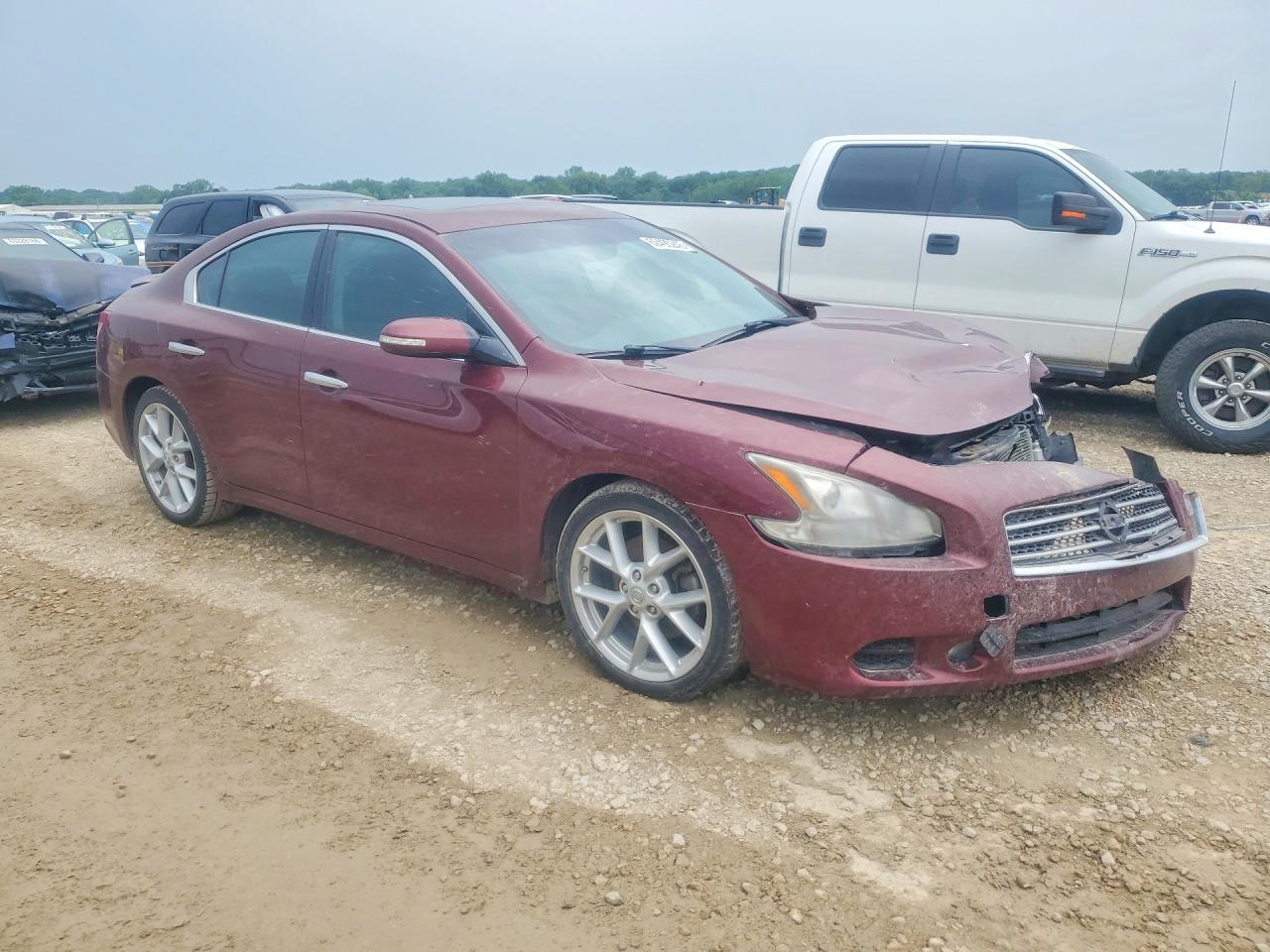 2009 Nissan Maxima 3.5 S Red vin: 1N4AA51E89C814987