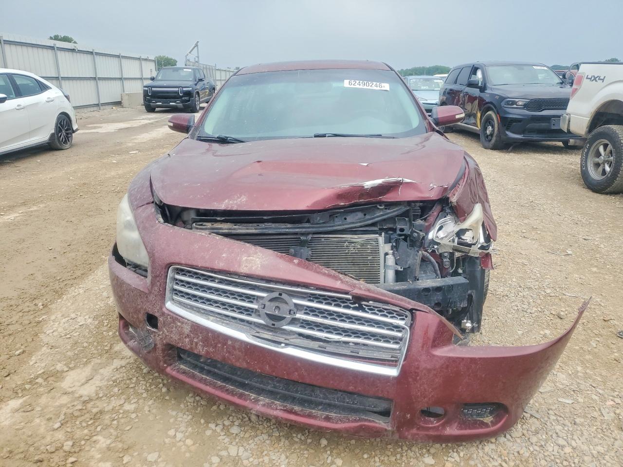 2009 Nissan Maxima 3.5 S Red vin: 1N4AA51E89C814987