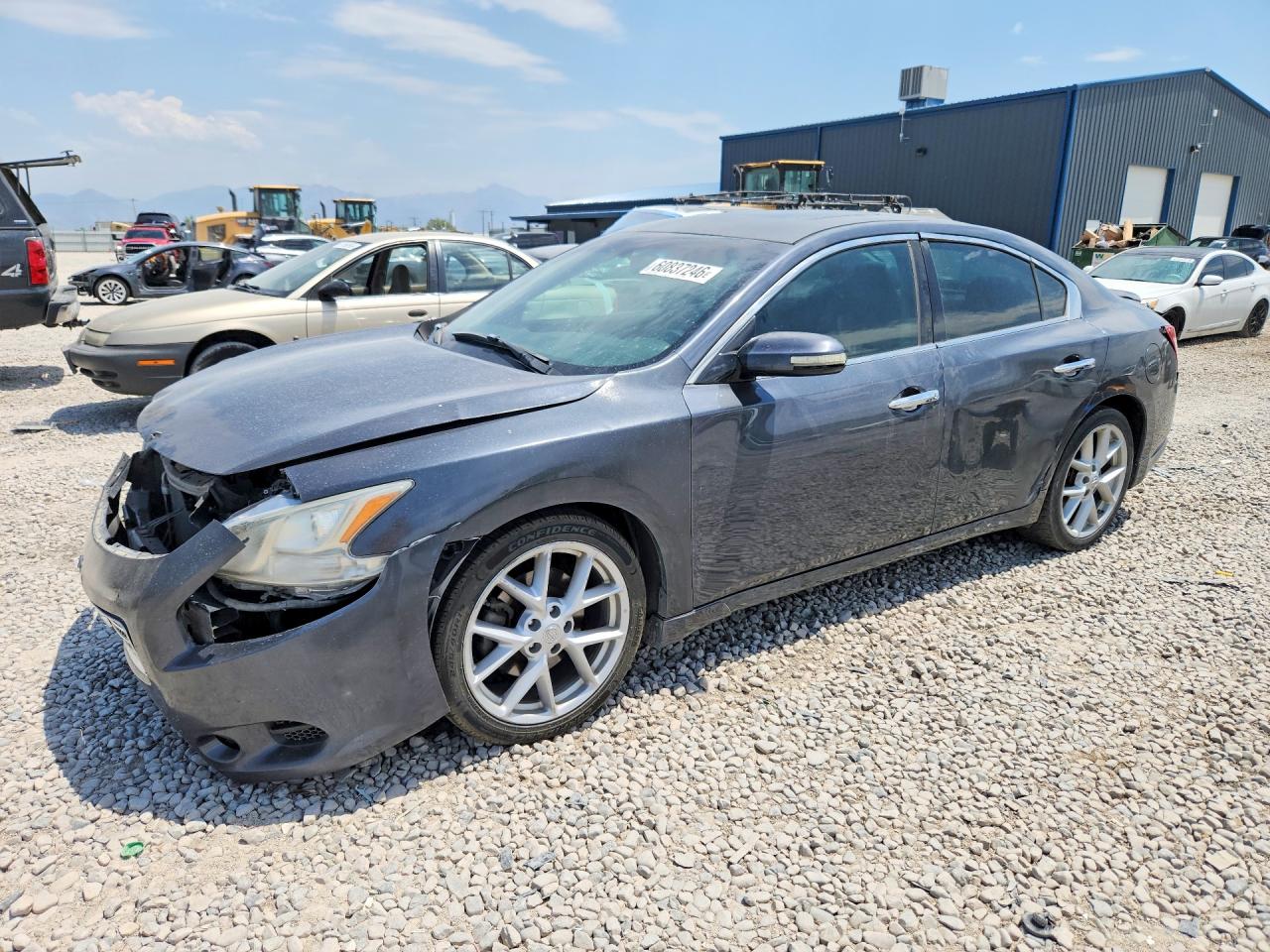 2009 Nissan Maxima 3.5 S Black vin: 1N4AA51E89C829117