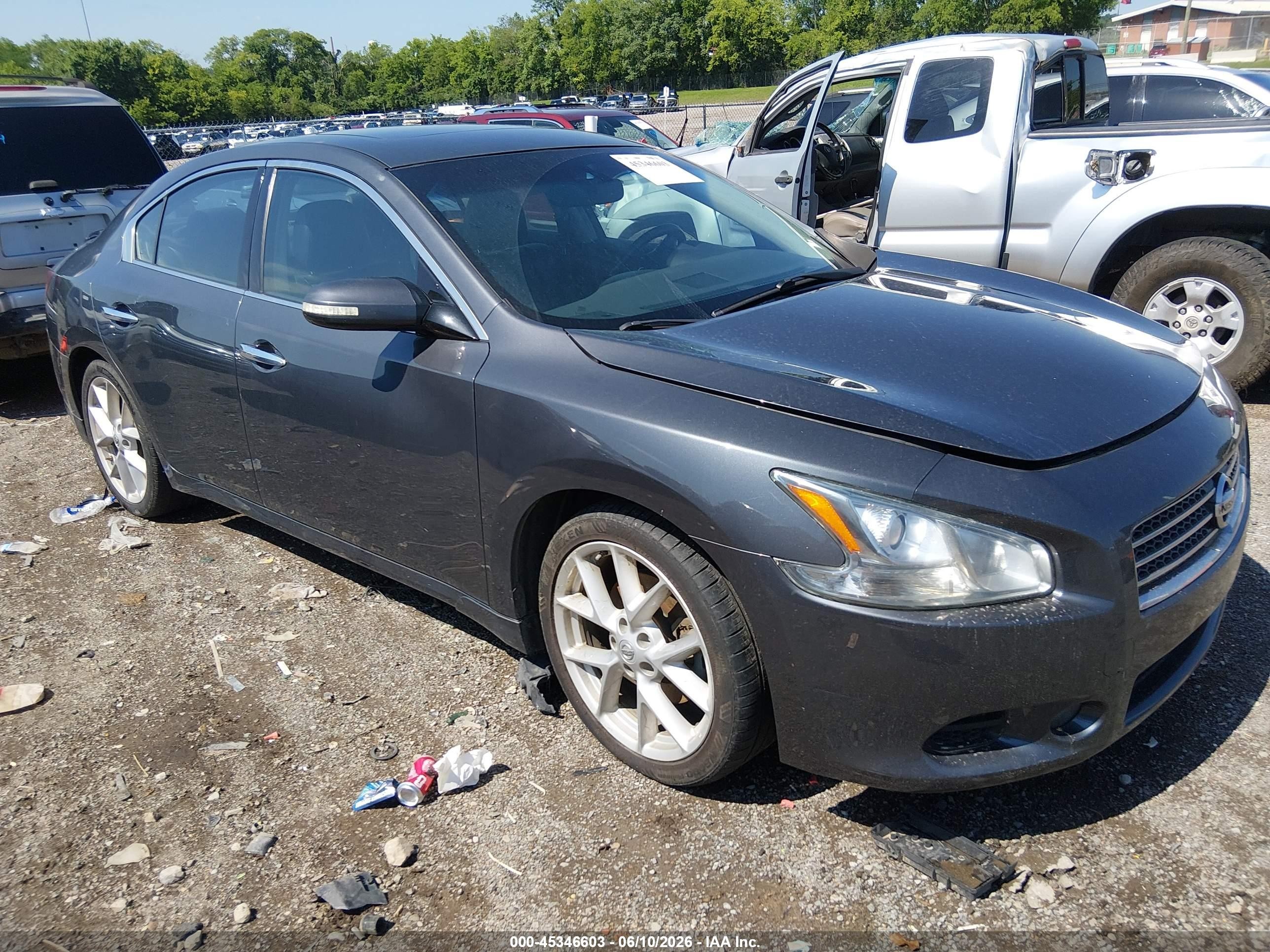 2009 Nissan Maxima 3.5 Sv Black vin: 1N4AA51E89C829893