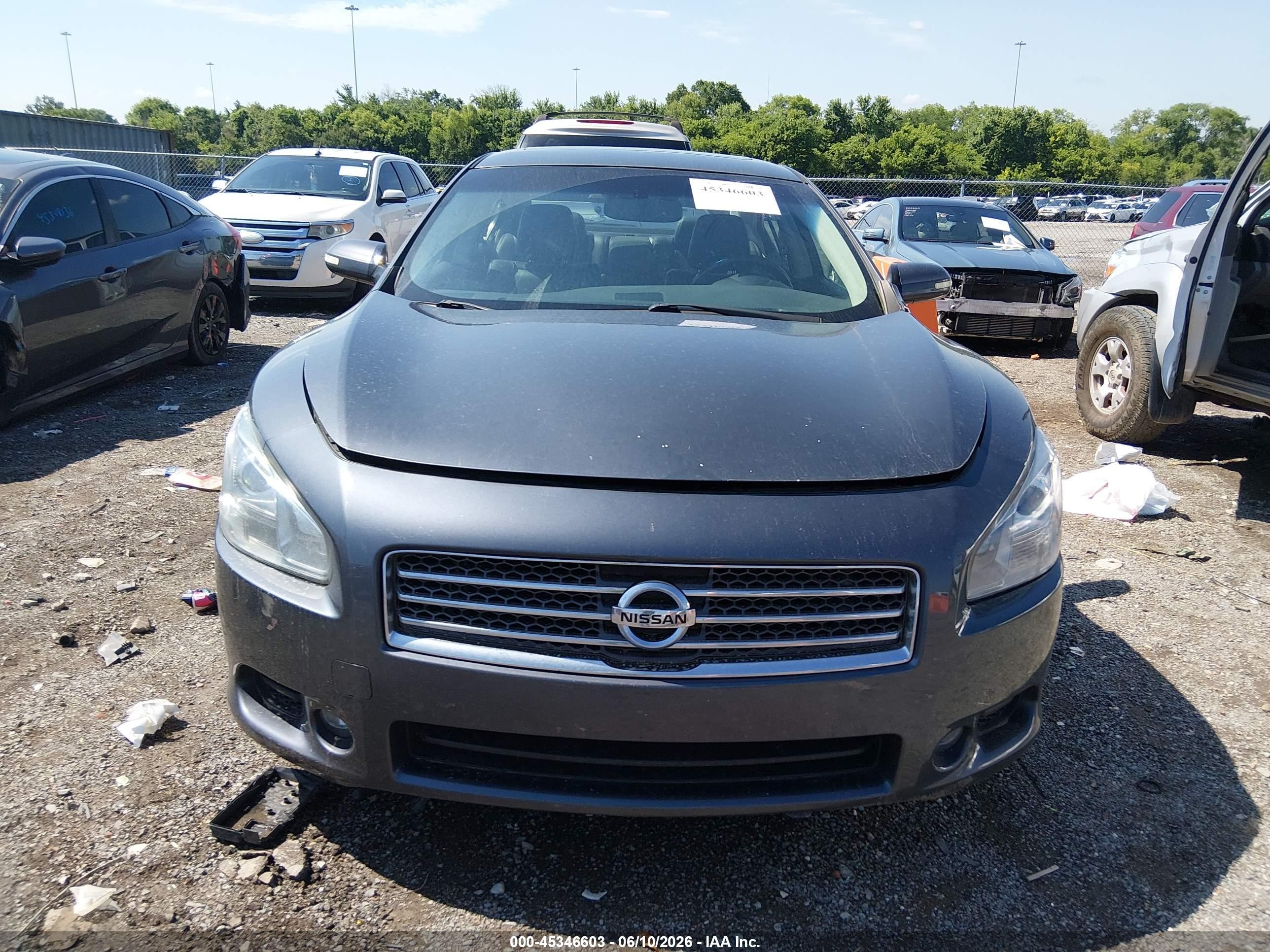 2009 Nissan Maxima 3.5 Sv Black vin: 1N4AA51E89C829893