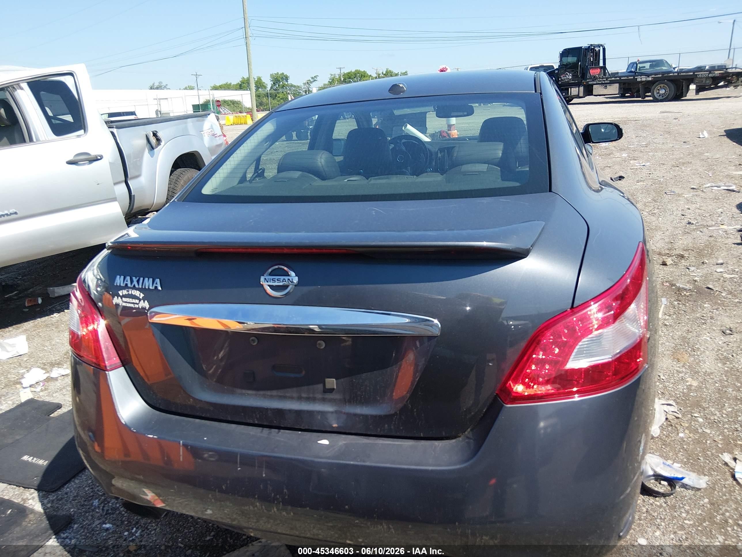 2009 Nissan Maxima 3.5 Sv Black vin: 1N4AA51E89C829893