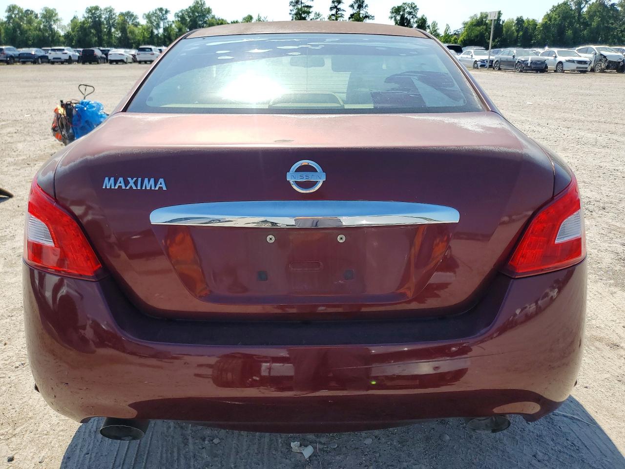 2009 Nissan Maxima 3.5 S Burgundy vin: 1N4AA51E89C831031