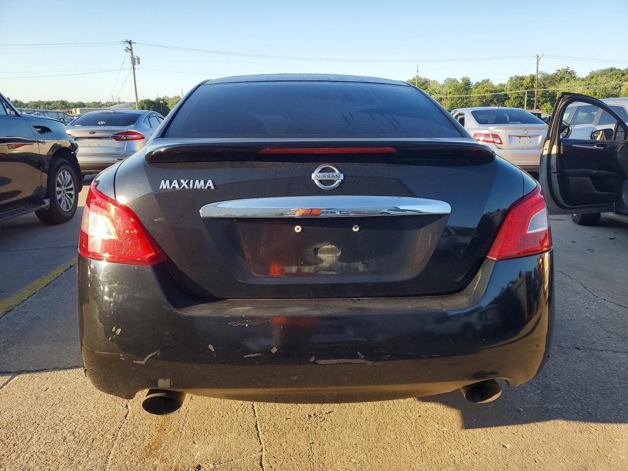 2009 Nissan Maxima 3.5 S Черный vin: 1N4AA51E89C834298