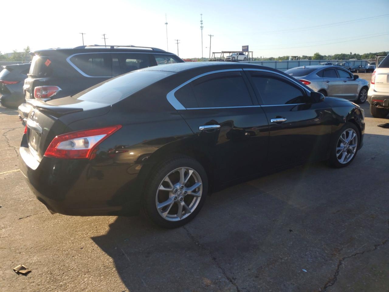 2009 Nissan Maxima 3.5 S Черный vin: 1N4AA51E89C834298