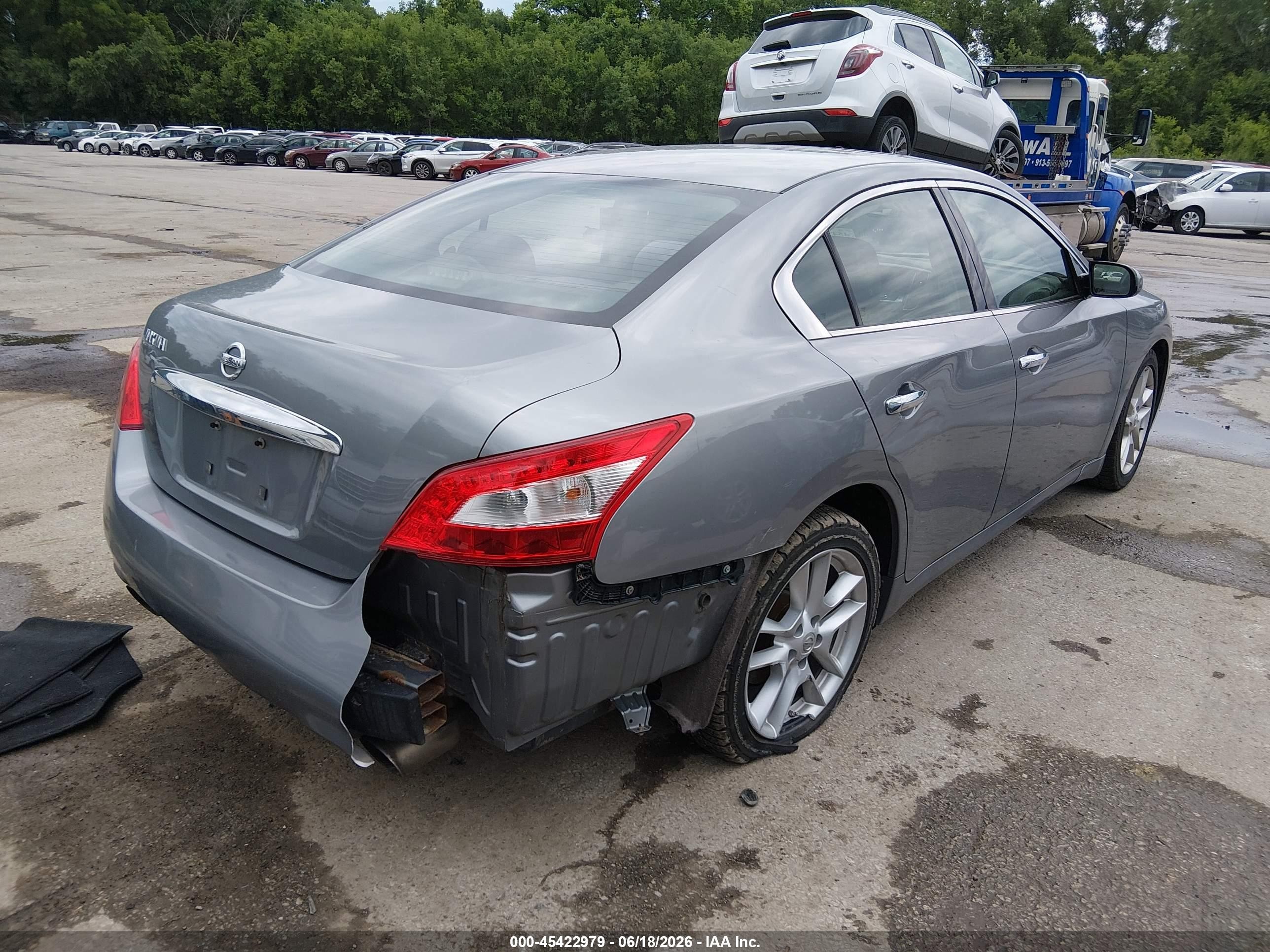 2009 Nissan Maxima 3.5 S Silver vin: 1N4AA51E89C851408